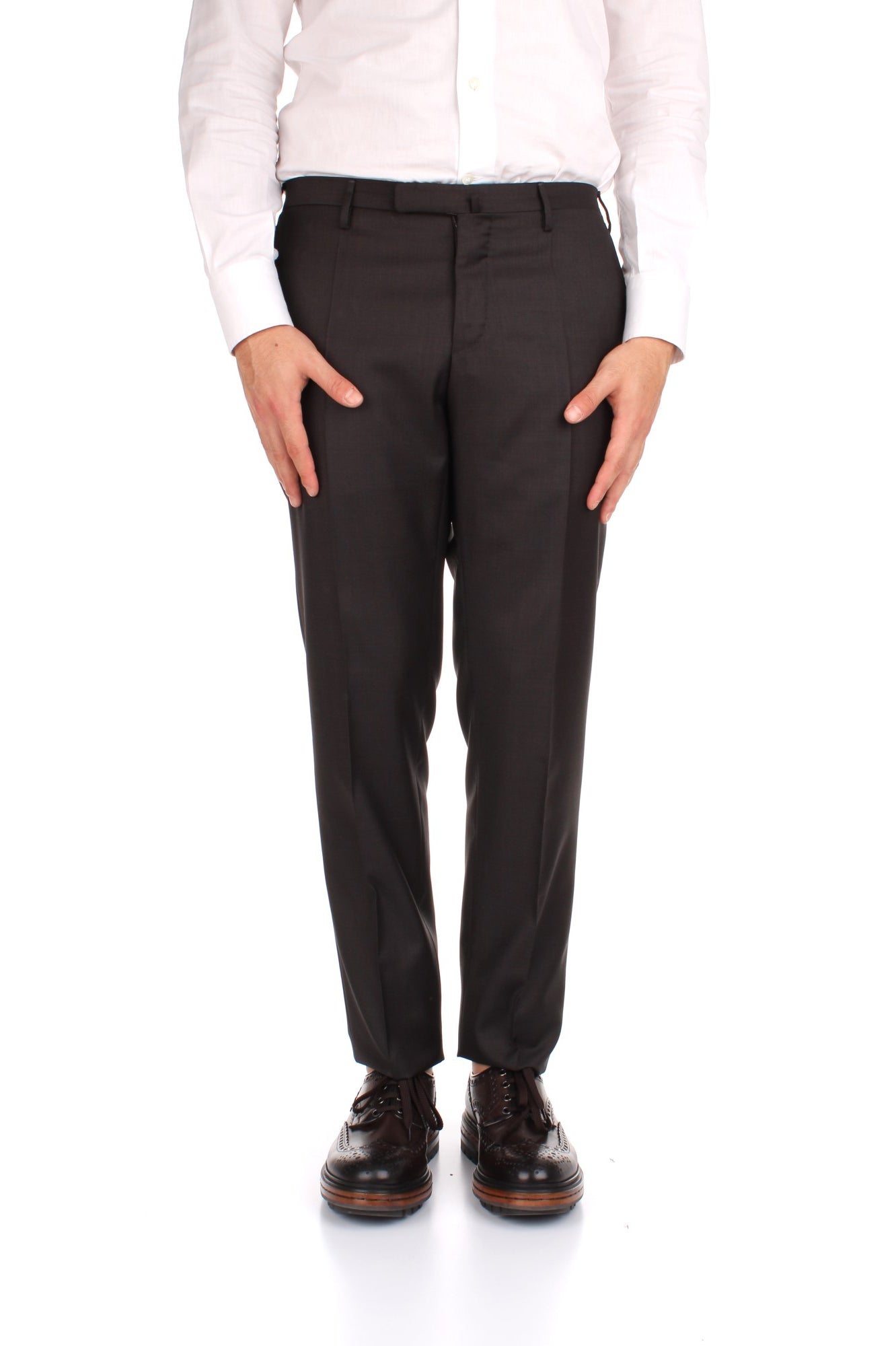 PANTALONI Marrone Incotex