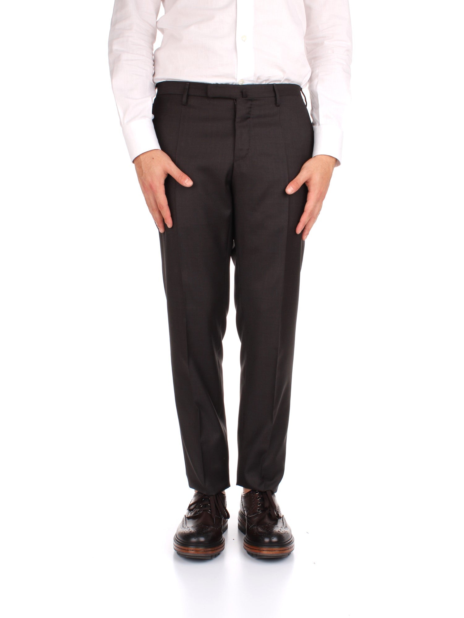 PANTALONI Marrone Incotex