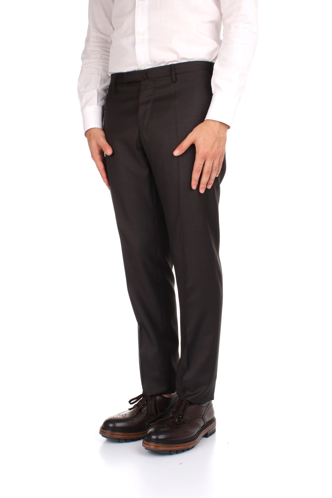 PANTALONI Marrone Incotex