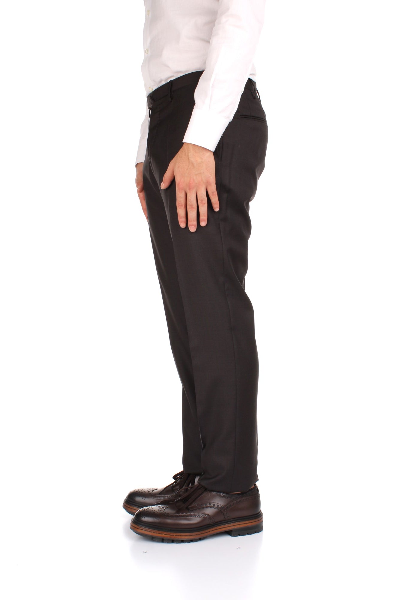 PANTALONI Marrone Incotex