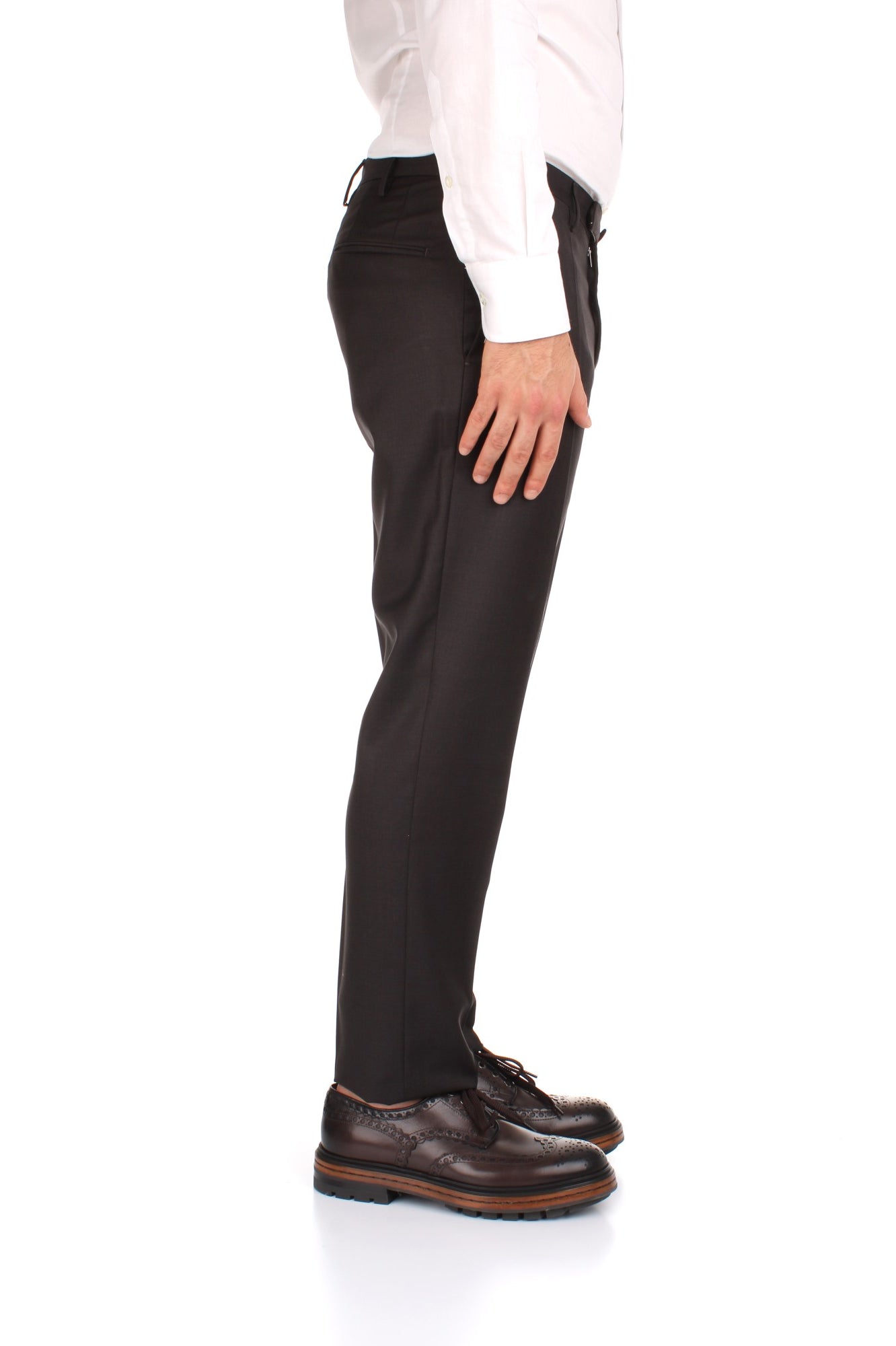 PANTALONI Marrone Incotex