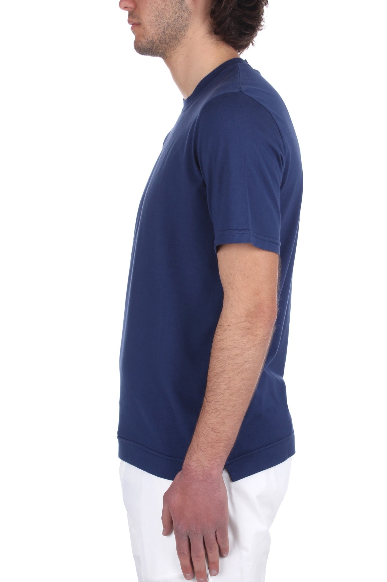 T-SHIRT Blu Fedeli Cashmere