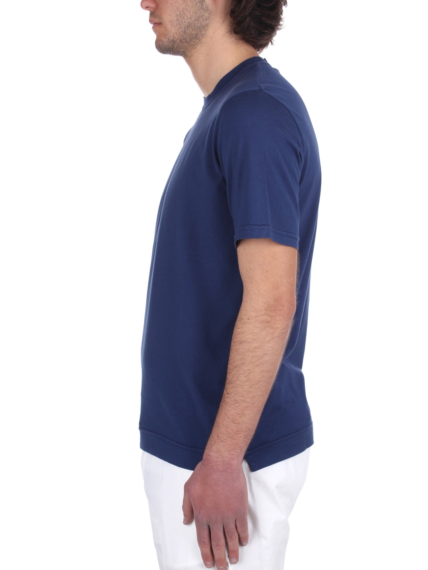 T-SHIRT Blu Fedeli Cashmere