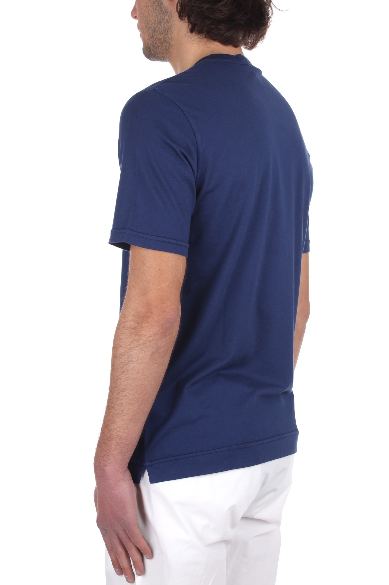 T-SHIRT Blu Fedeli Cashmere
