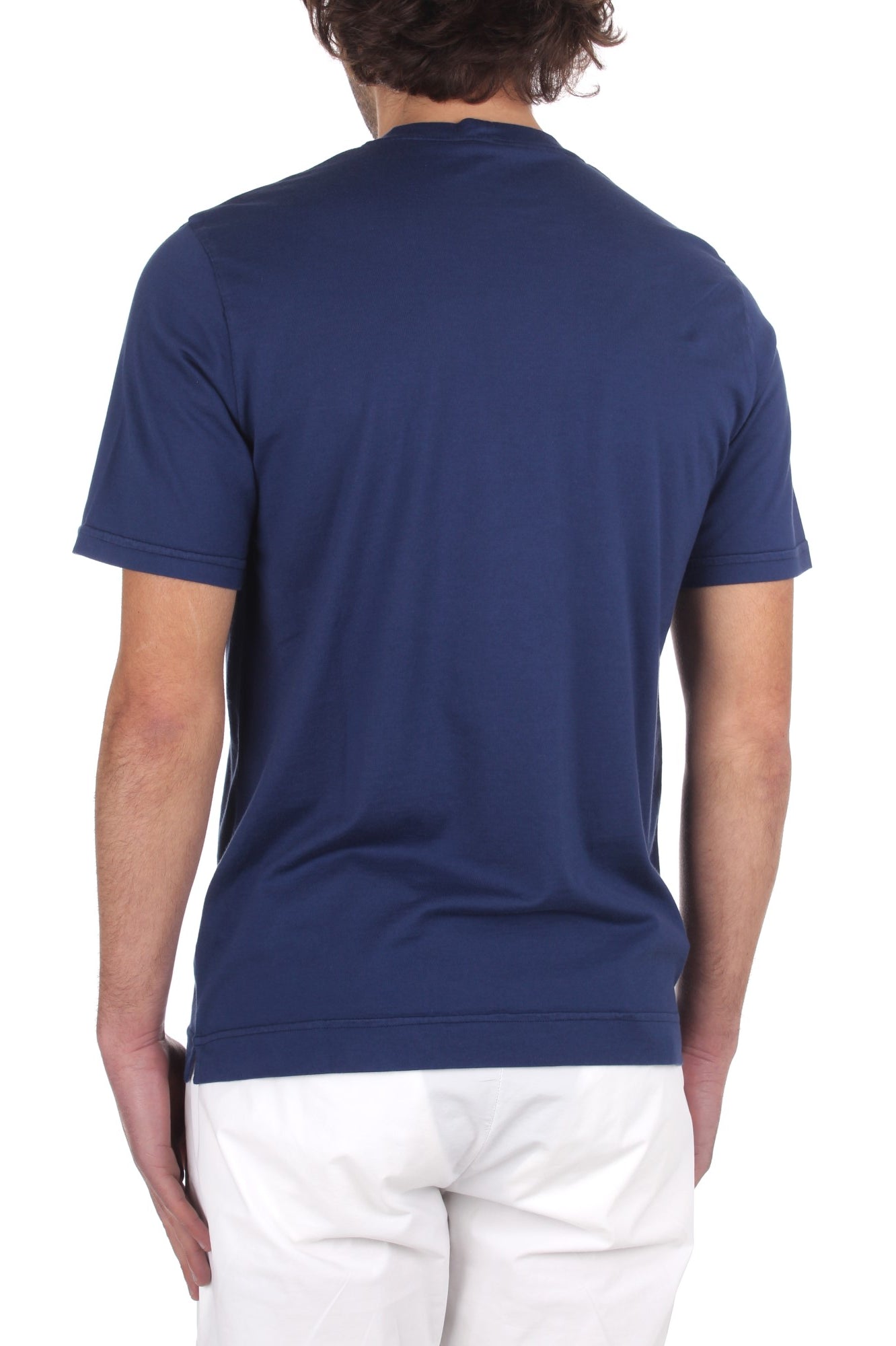 T-SHIRT Blu Fedeli Cashmere