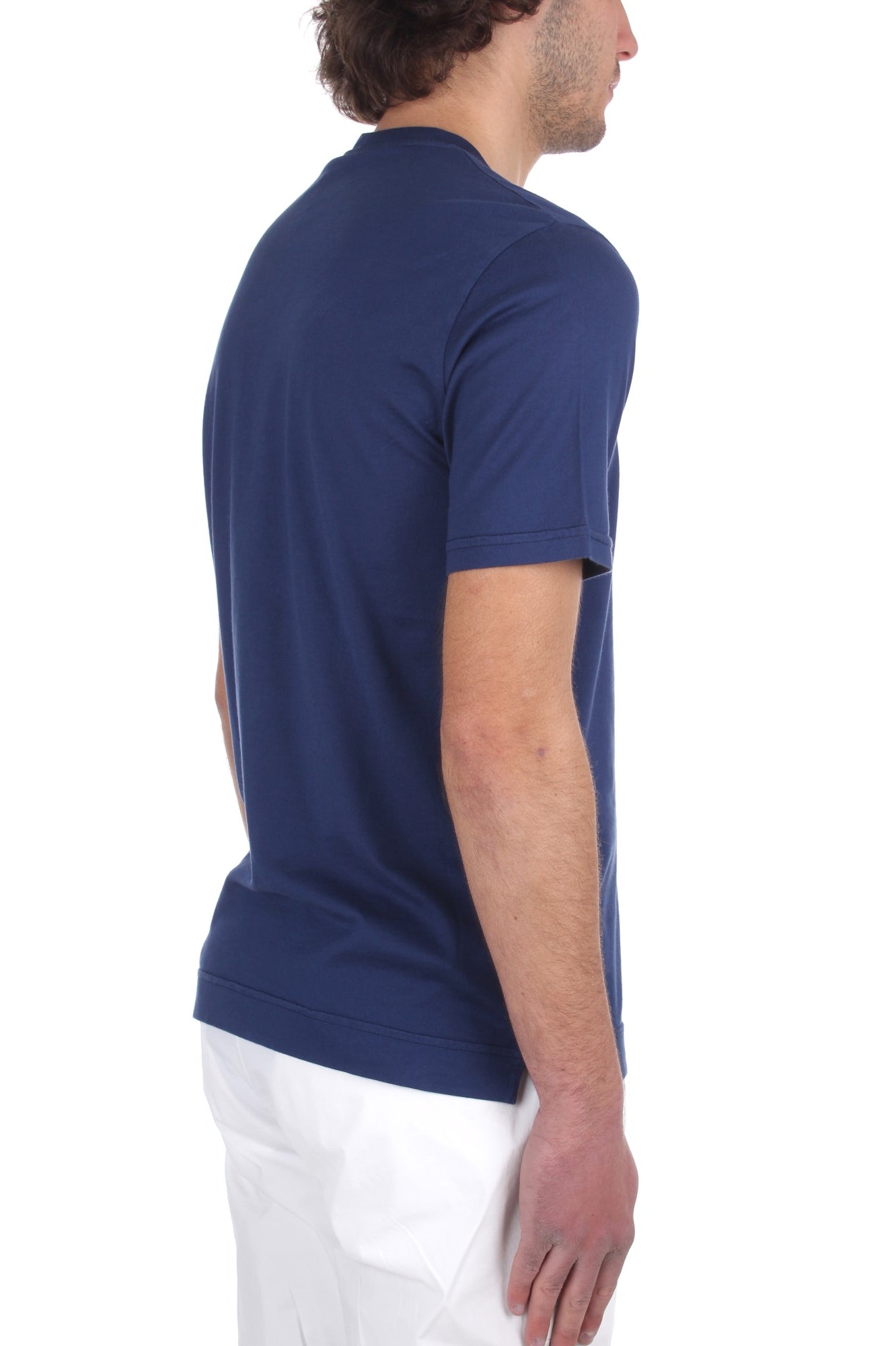T-SHIRT Blu Fedeli Cashmere