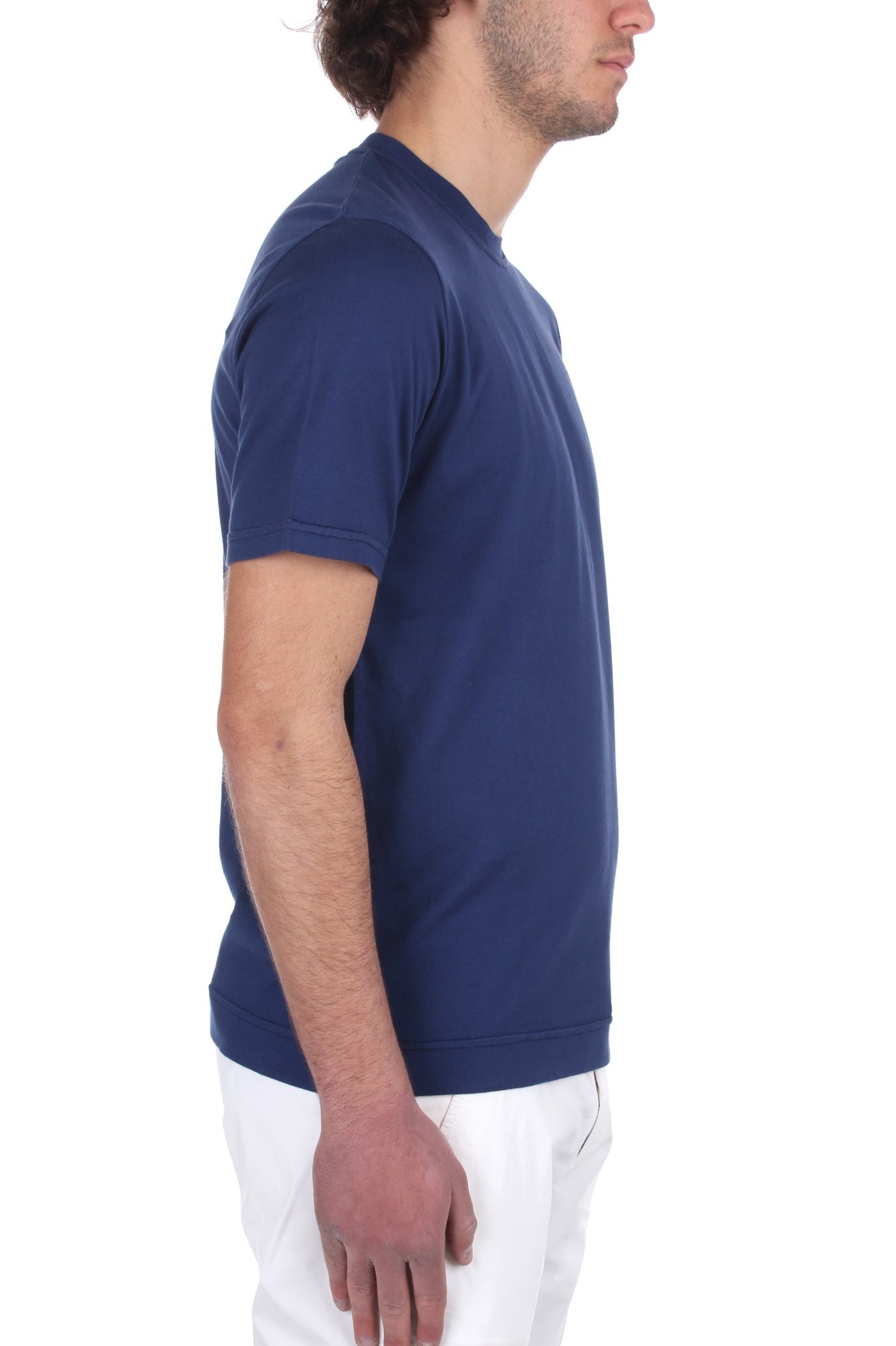 T-SHIRT Blu Fedeli Cashmere