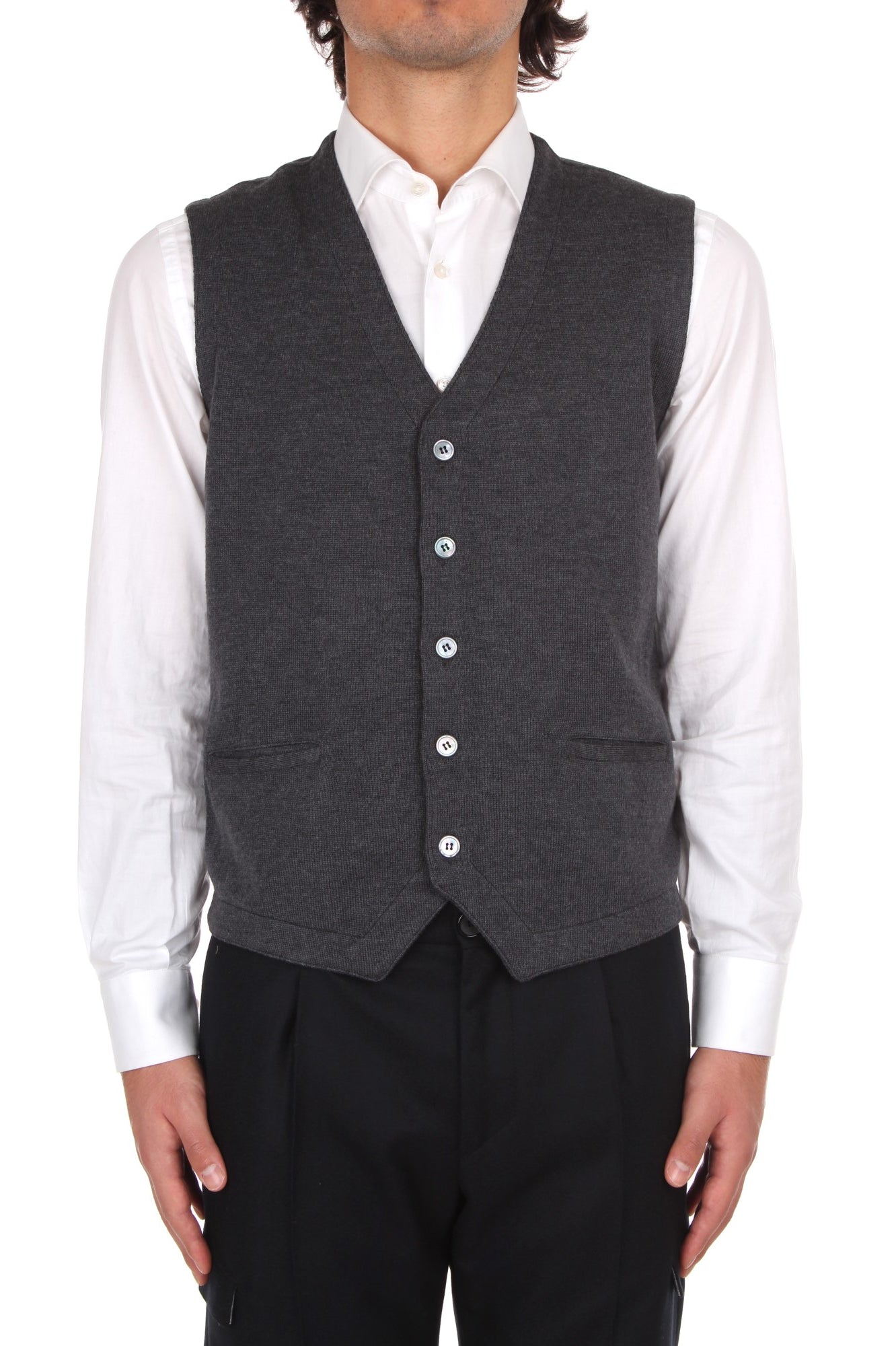 GILET Grigio La Fileria