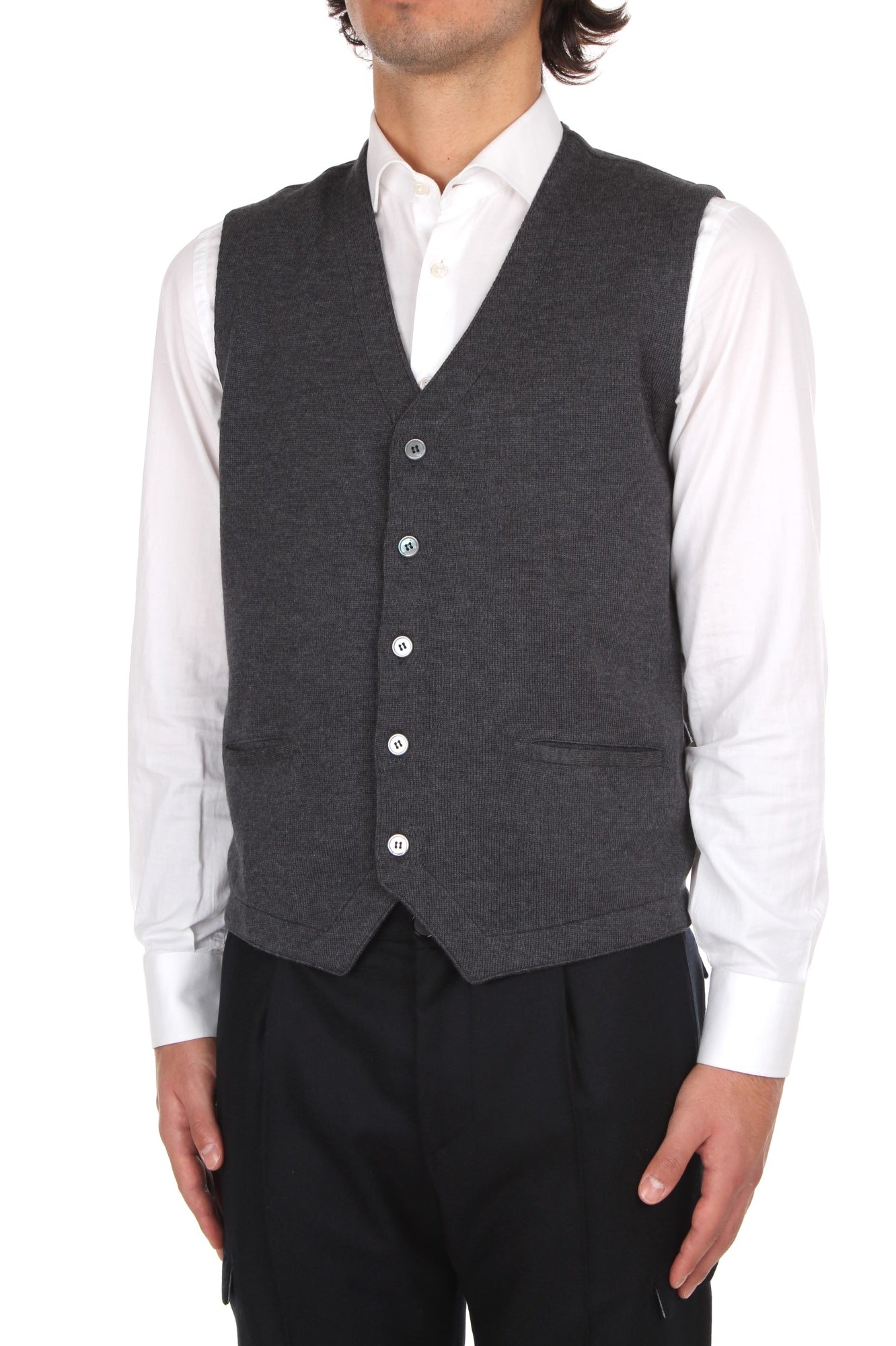 GILET Grigio La Fileria