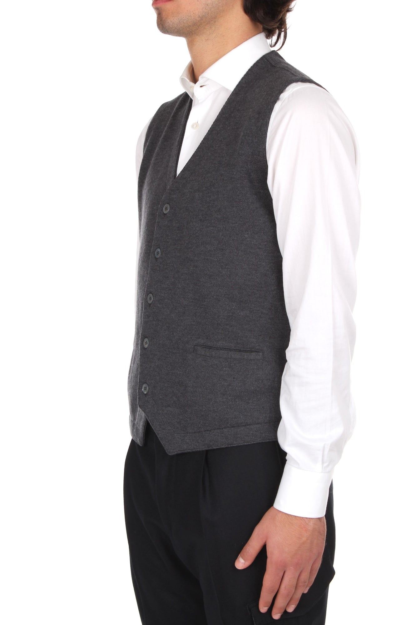 GILET Grigio La Fileria