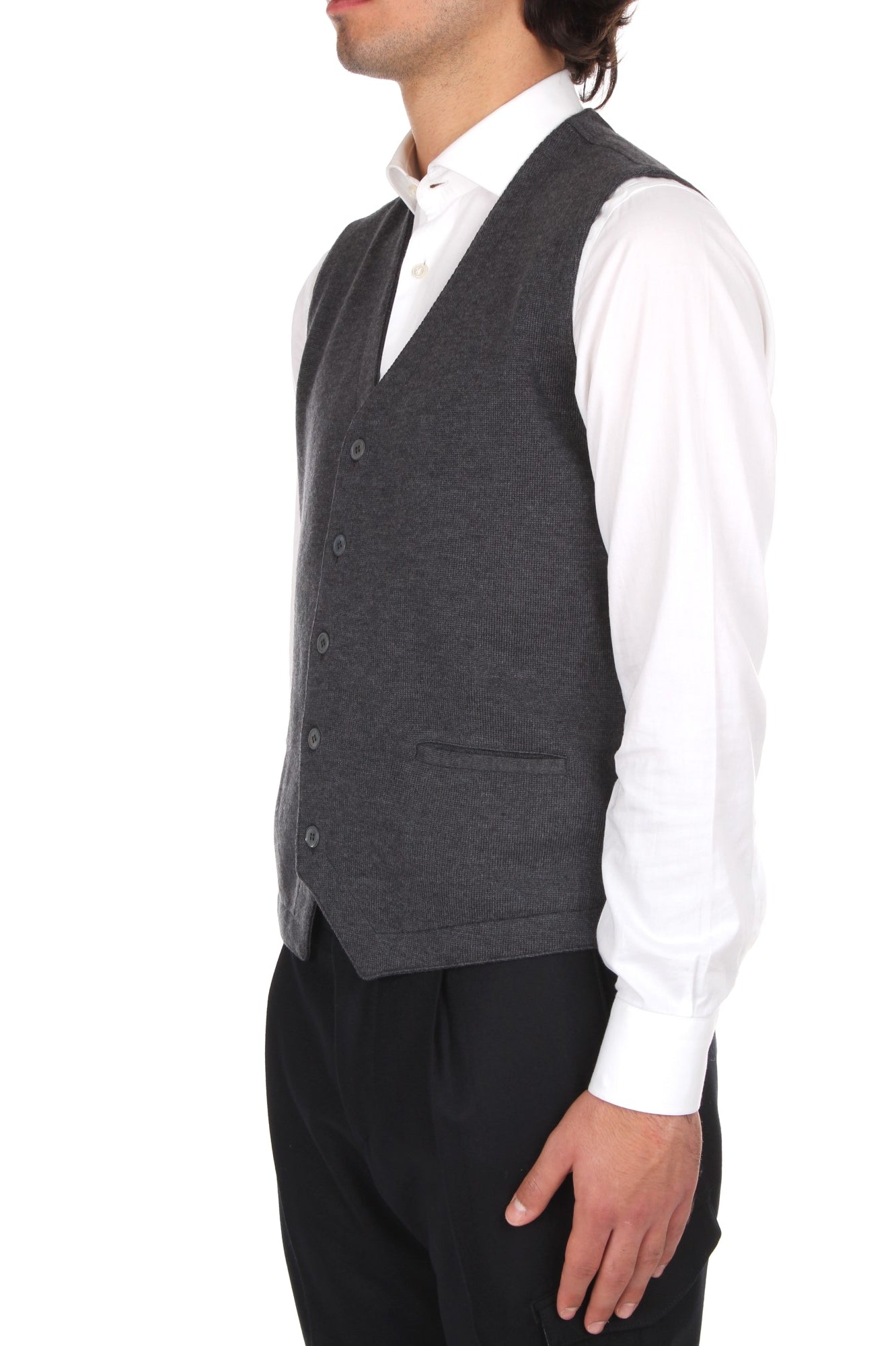 GILET Grigio La Fileria