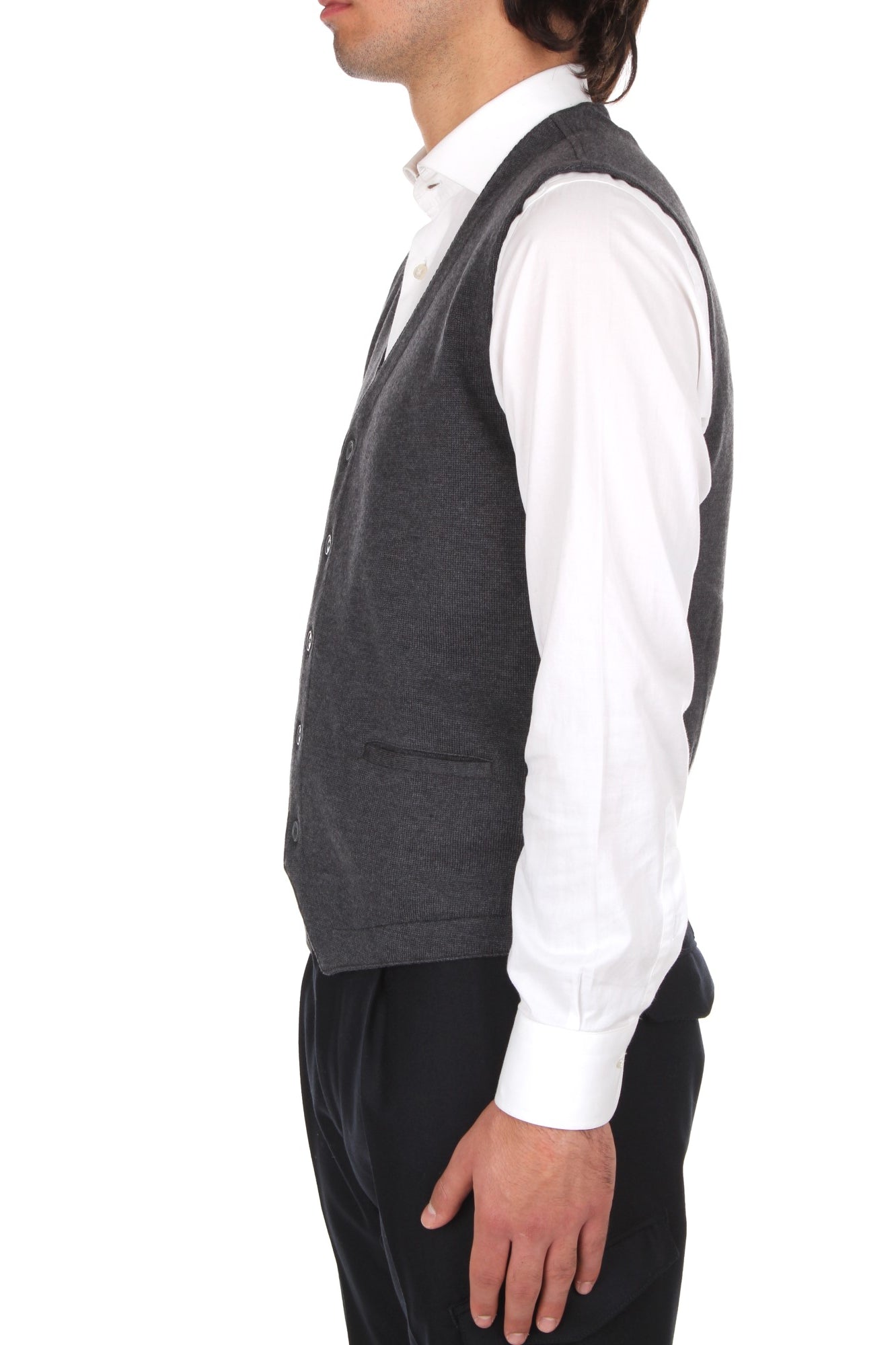 GILET Grigio La Fileria