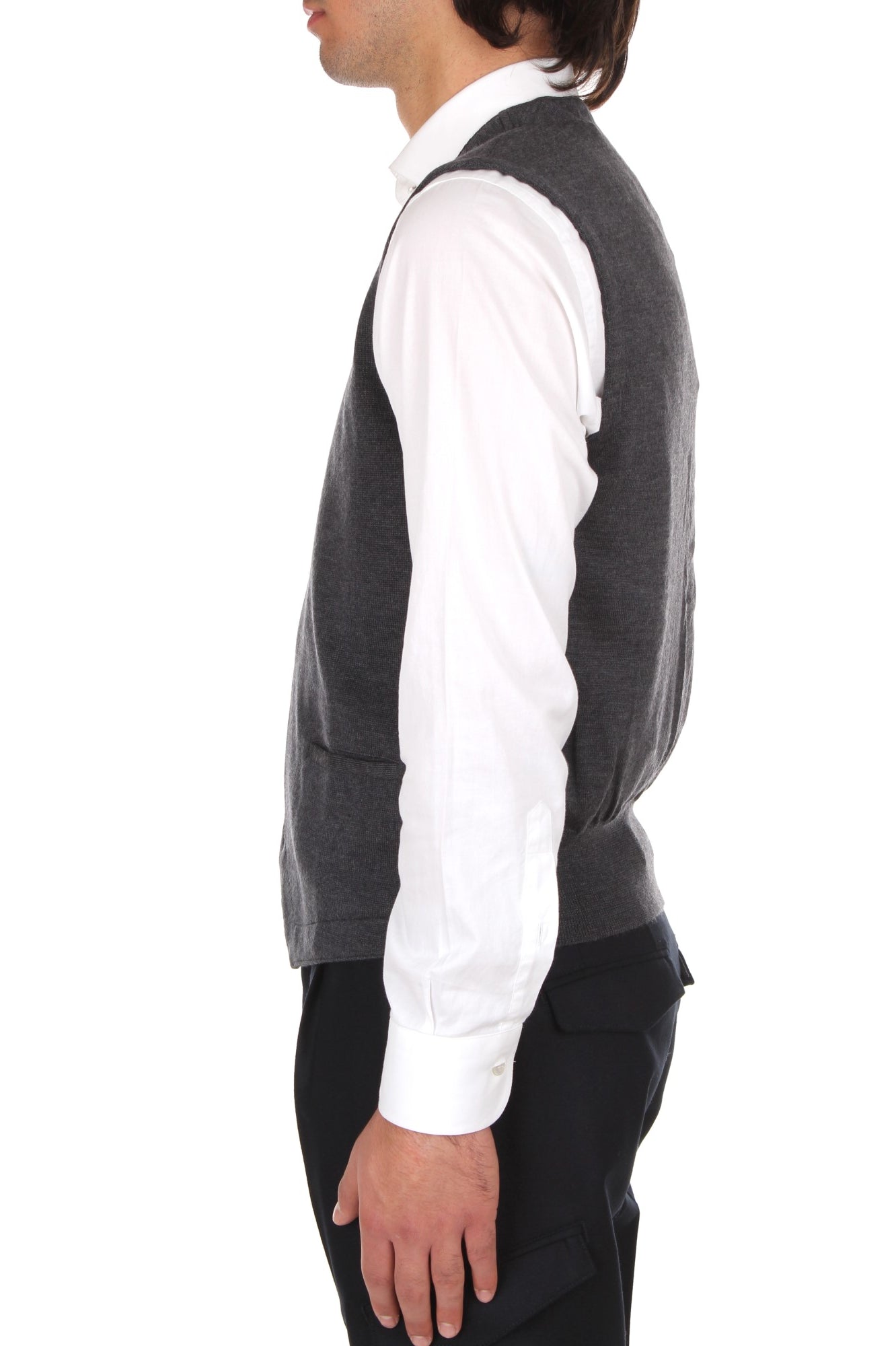 GILET Grigio La Fileria