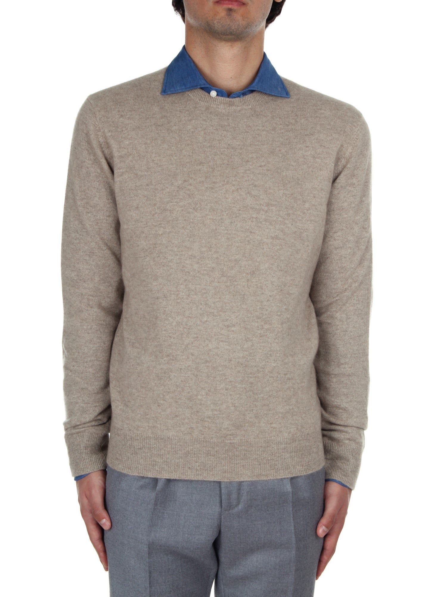 MAGLIE Beige Bramani Cashmere