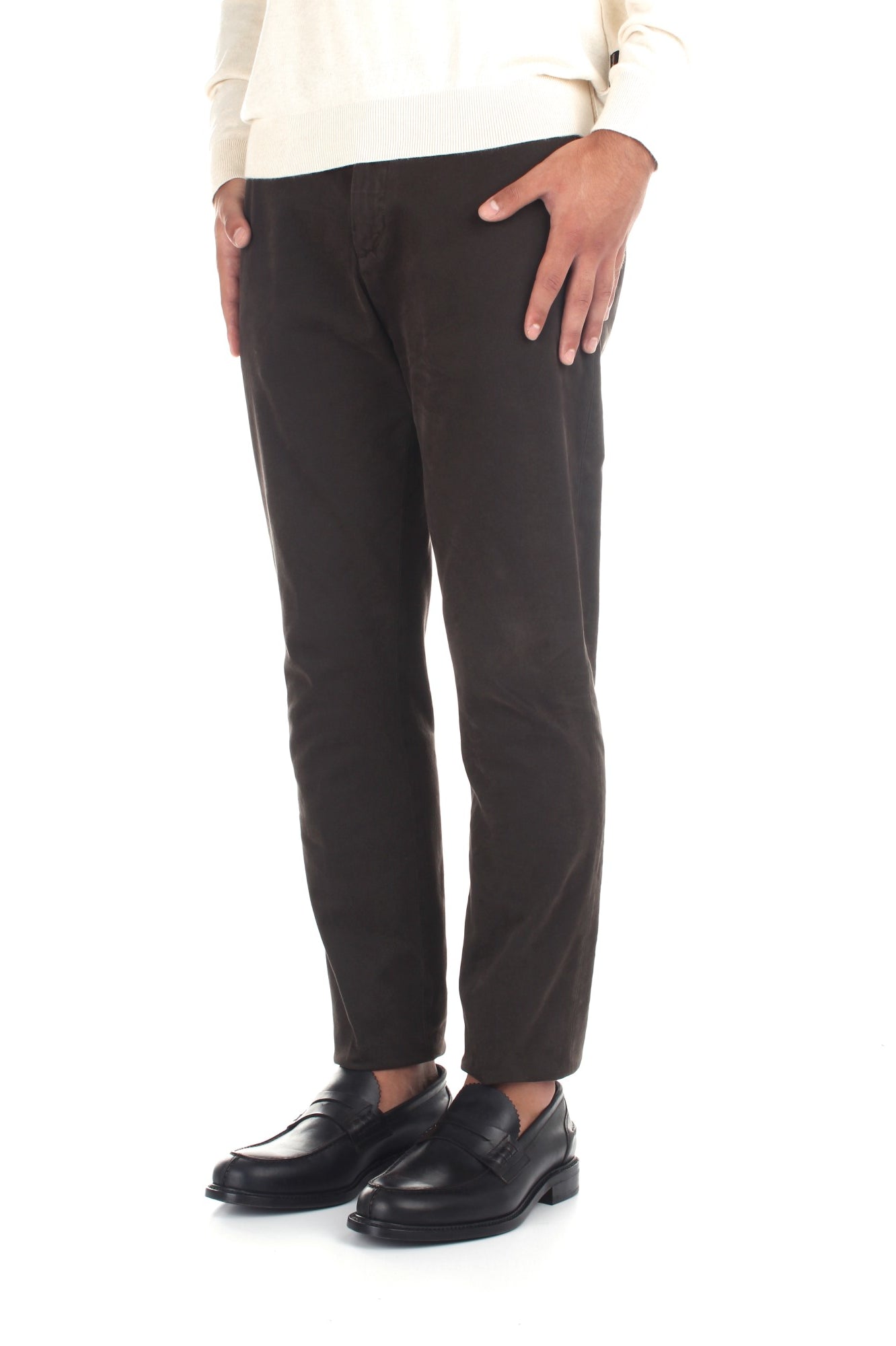 PANTALONI Marrone Briglia