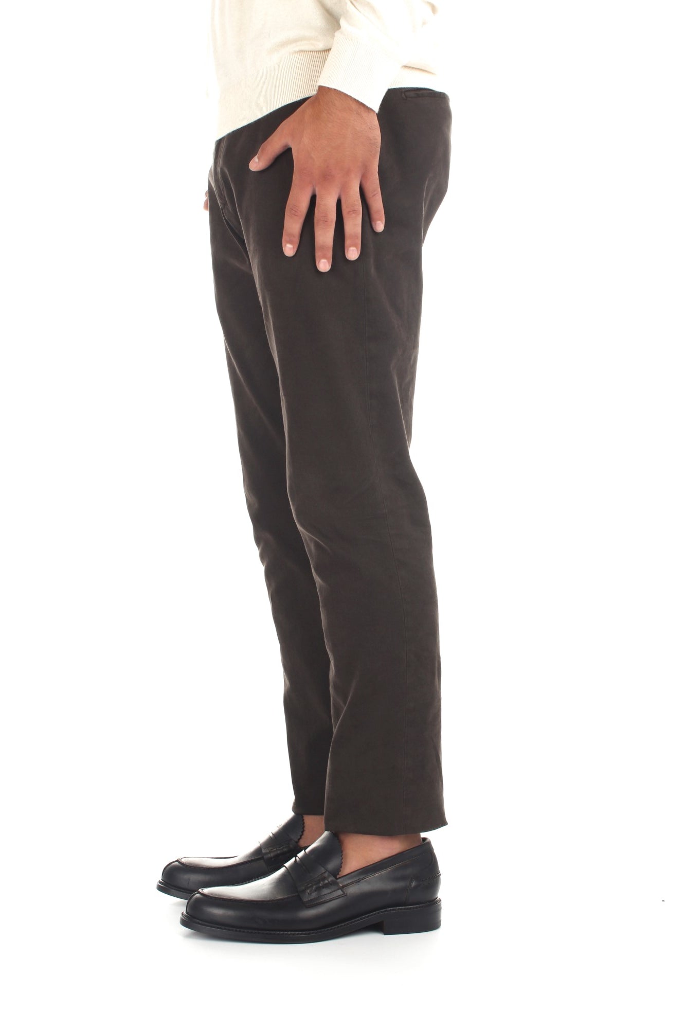 PANTALONI Marrone Briglia