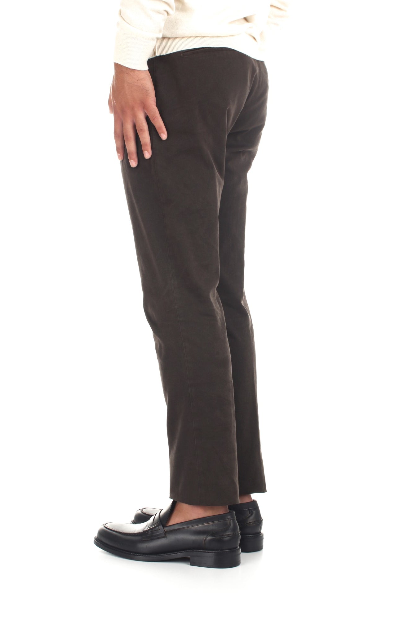 PANTALONI Marrone Briglia