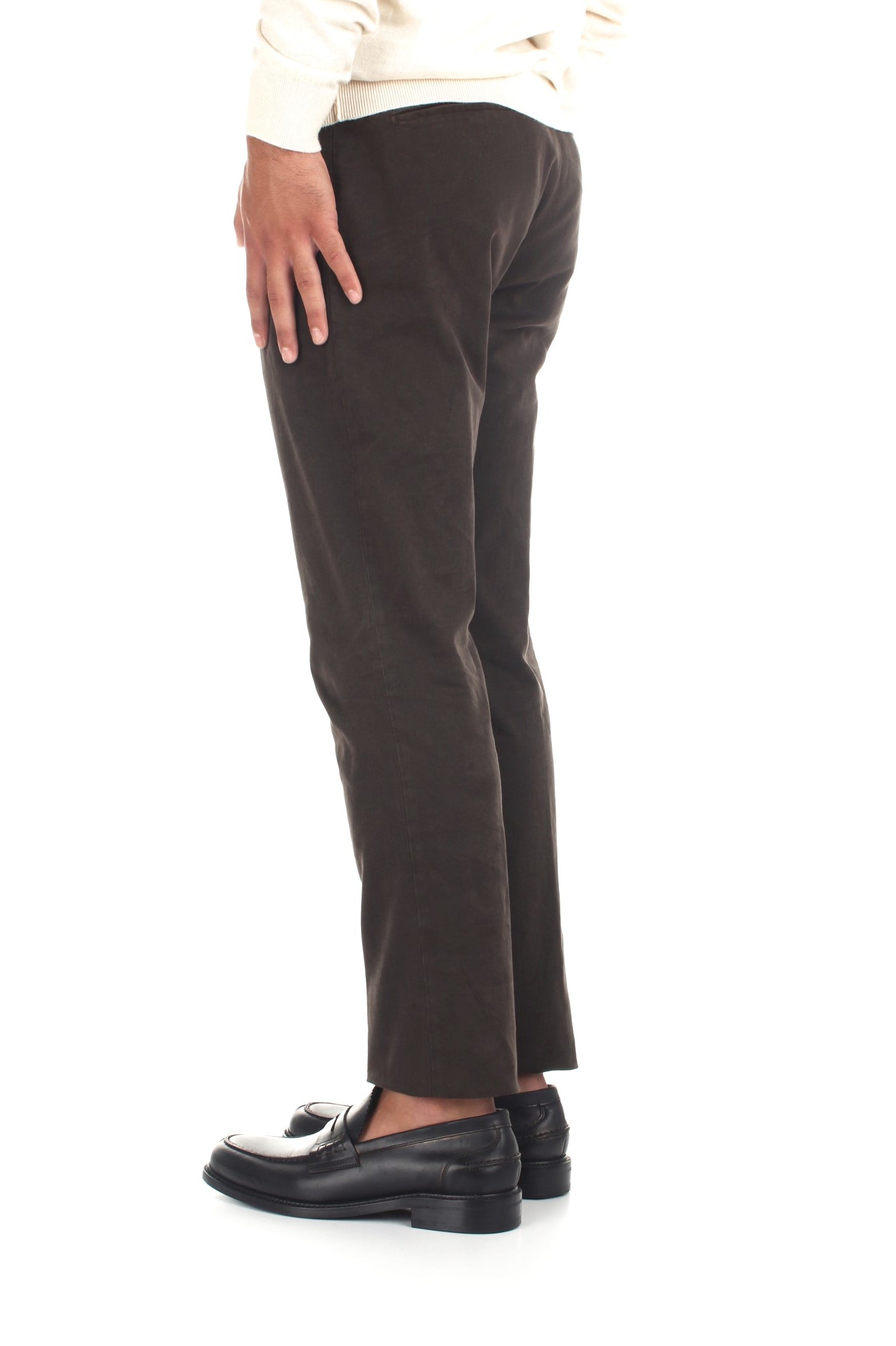 PANTALONI Marrone Briglia