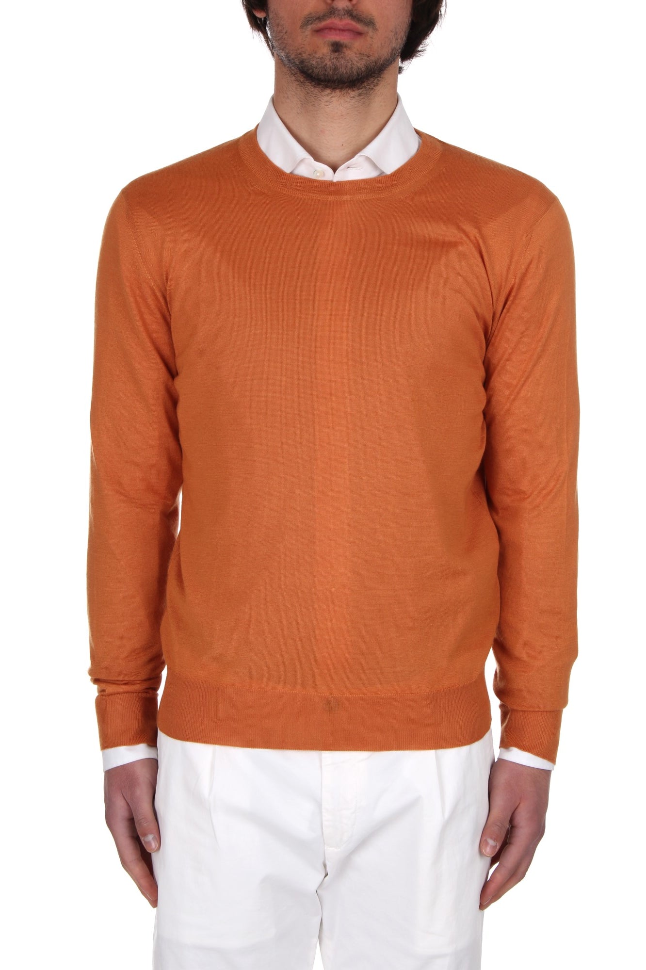MAGLIE Arancione Fedeli Cashmere