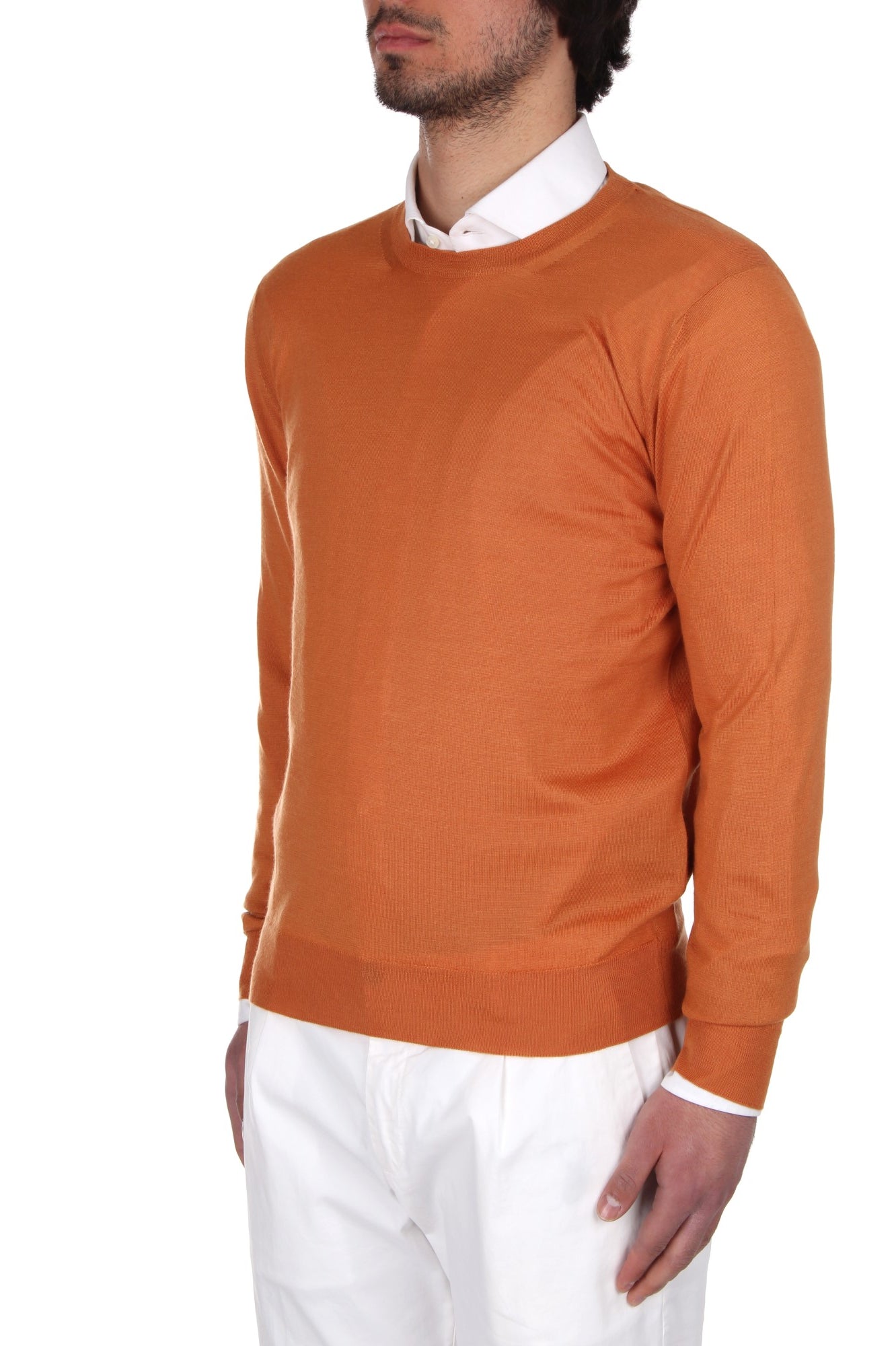 MAGLIE Arancione Fedeli Cashmere