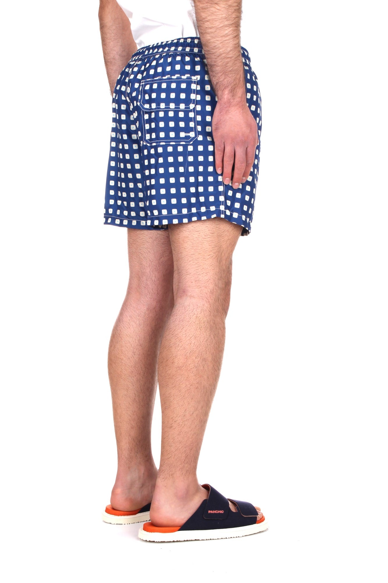 BOXER MARE Blu Sanvito