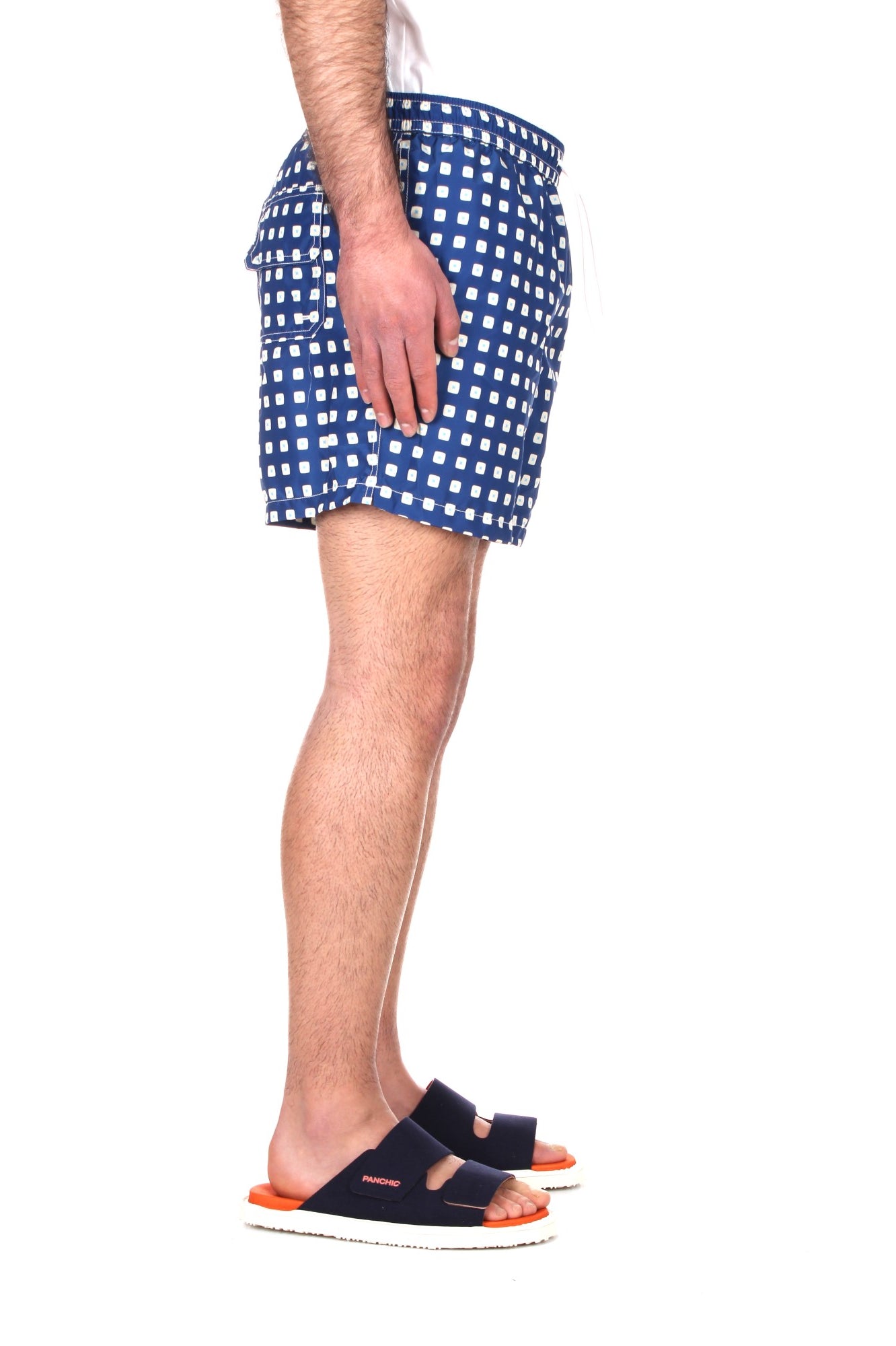 BOXER MARE Blu Sanvito