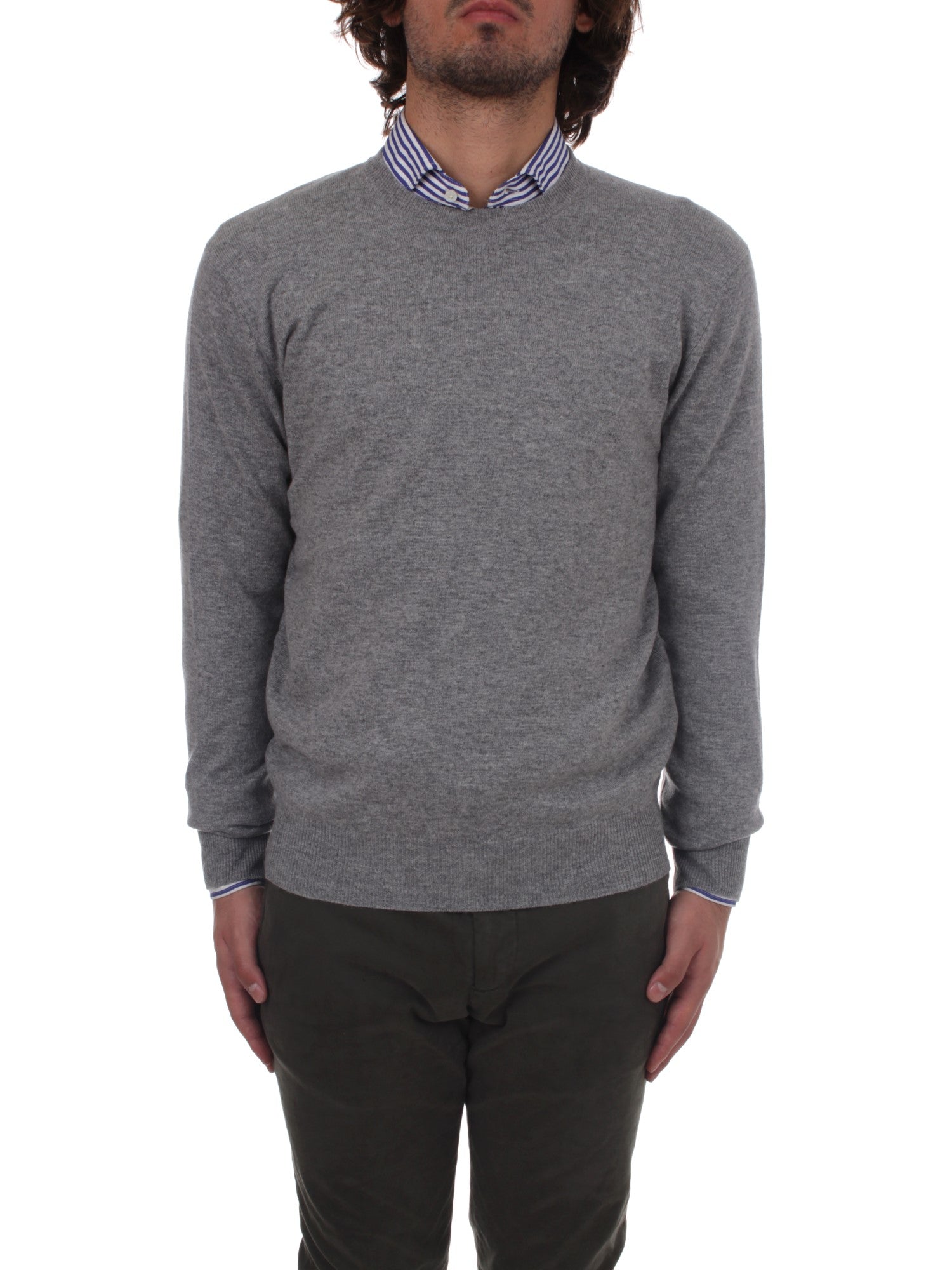 MAGLIE Grigio Bramani Cashmere