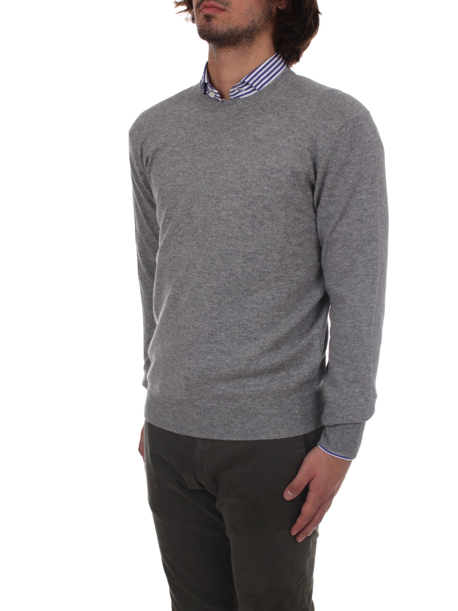 MAGLIE Grigio Bramani Cashmere