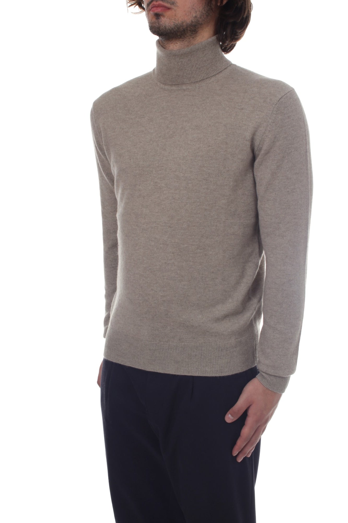 MAGLIE Beige Bramani Cashmere