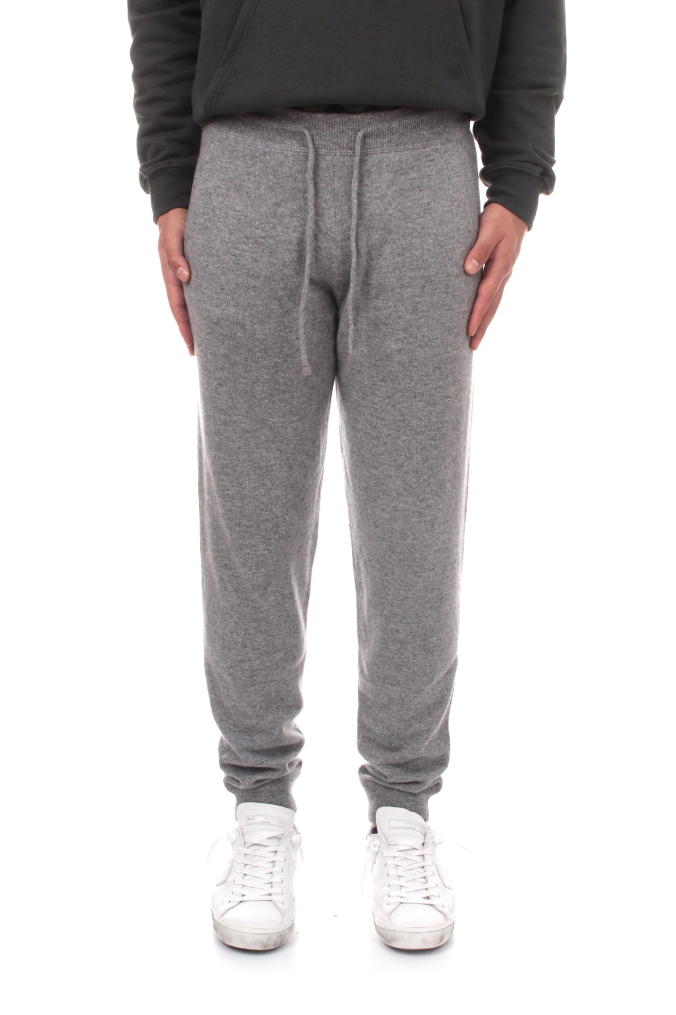 PANTALONI TUTA Grigio Bramani Cashmere