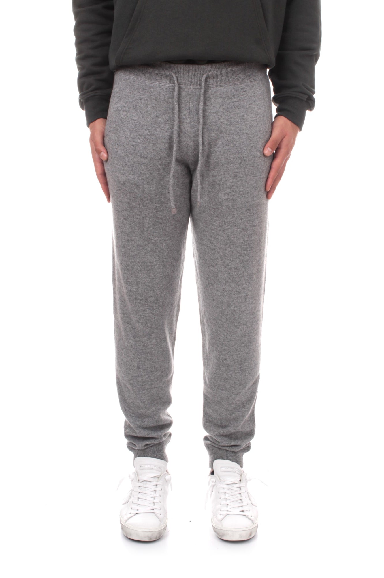 PANTALONI TUTA Grigio Bramani Cashmere