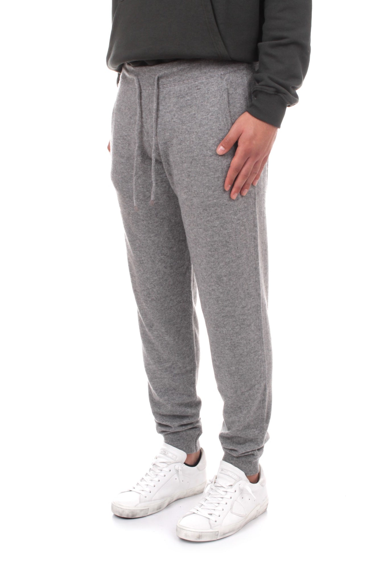 PANTALONI TUTA Grigio Bramani Cashmere