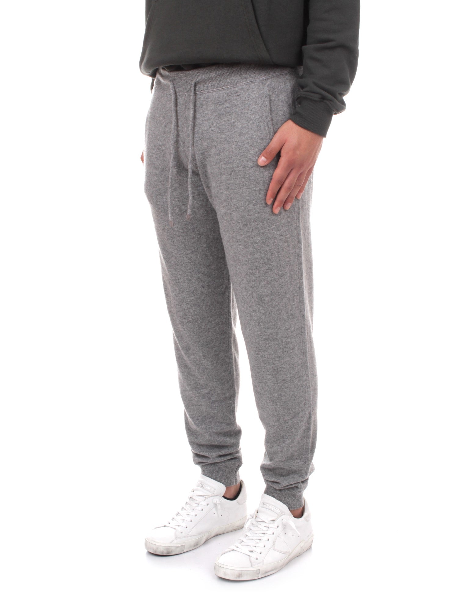 PANTALONI TUTA Grigio Bramani Cashmere