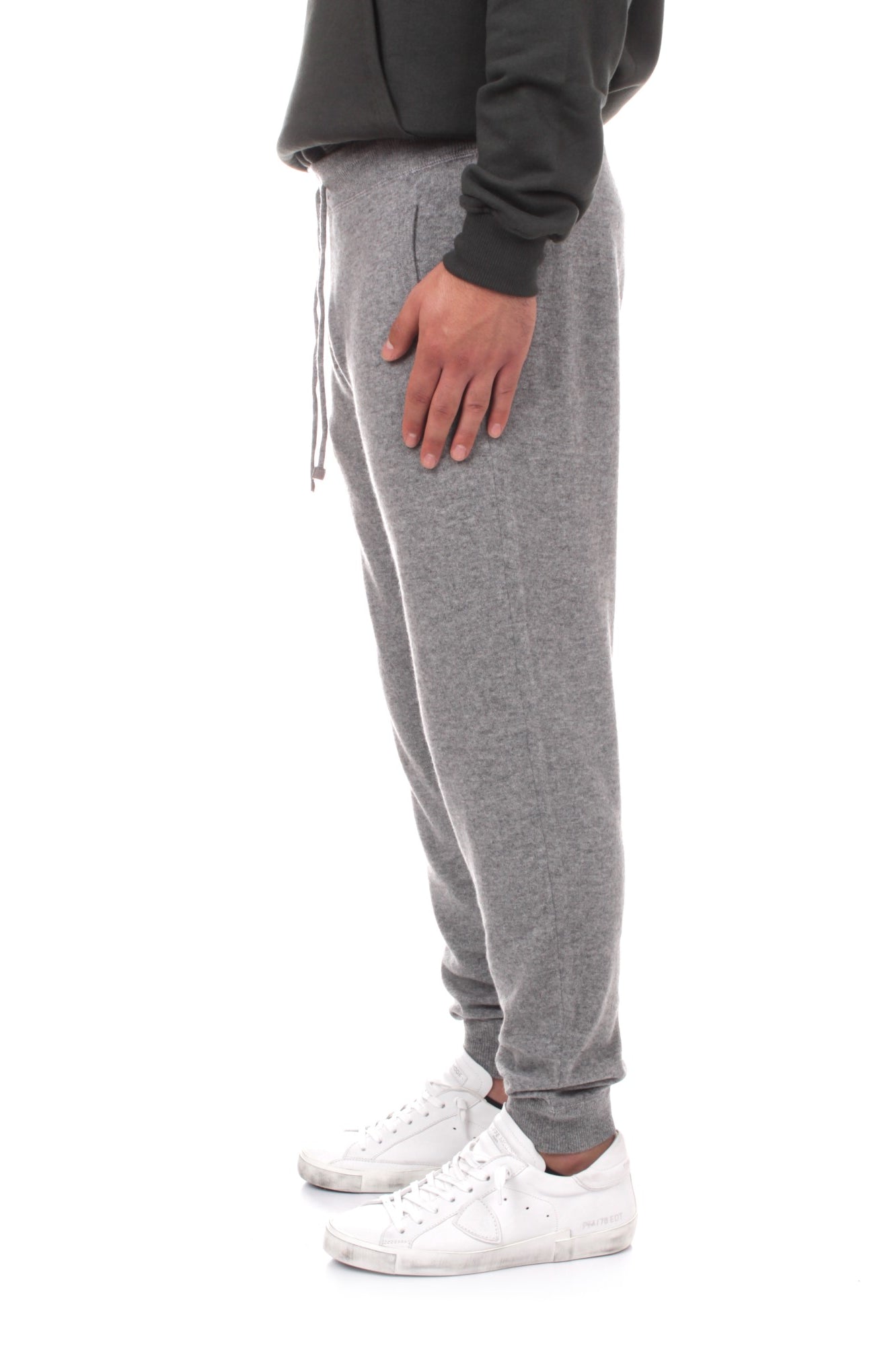 PANTALONI TUTA Grigio Bramani Cashmere