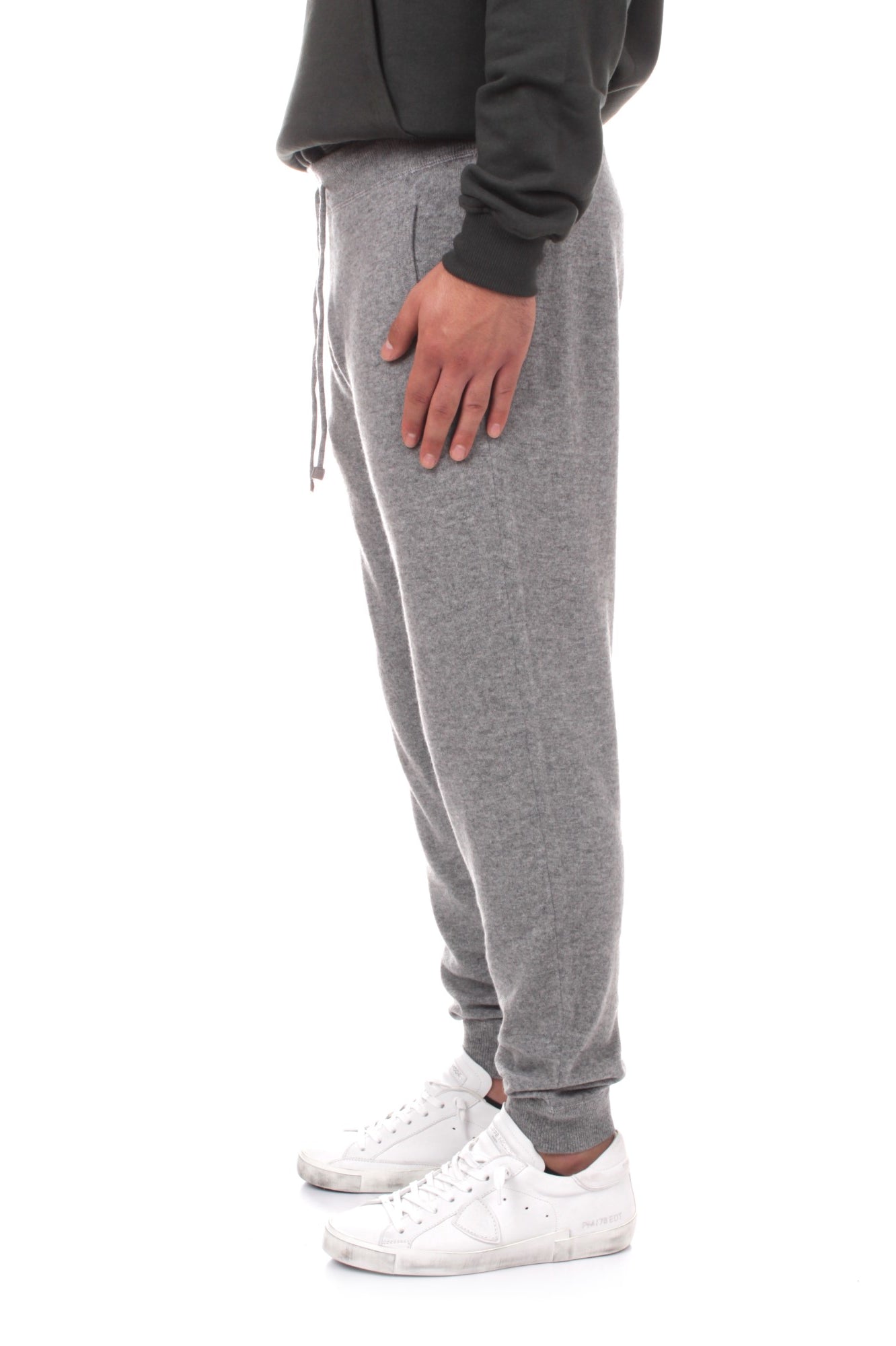 PANTALONI TUTA Grigio Bramani Cashmere