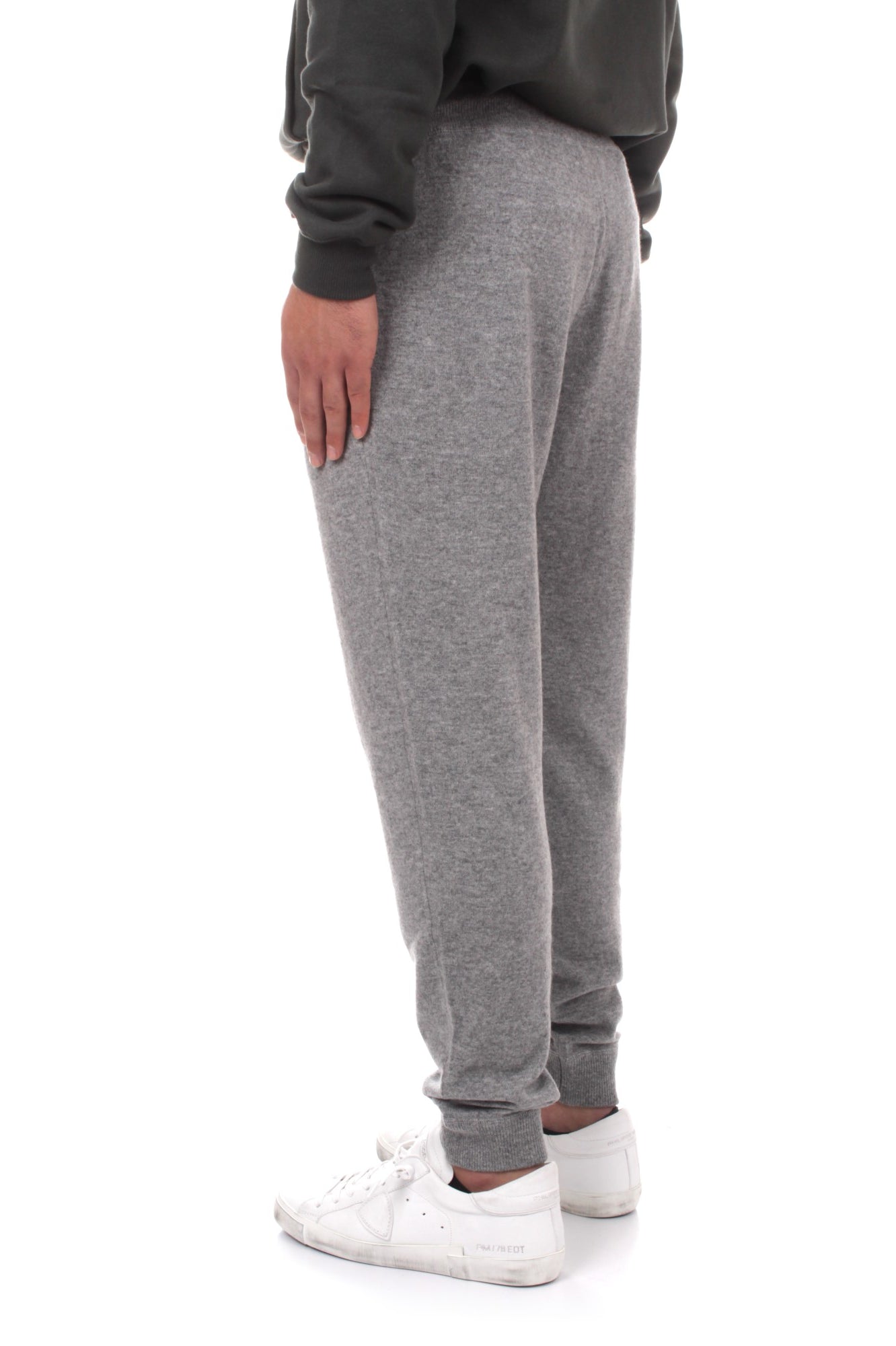 PANTALONI TUTA Grigio Bramani Cashmere