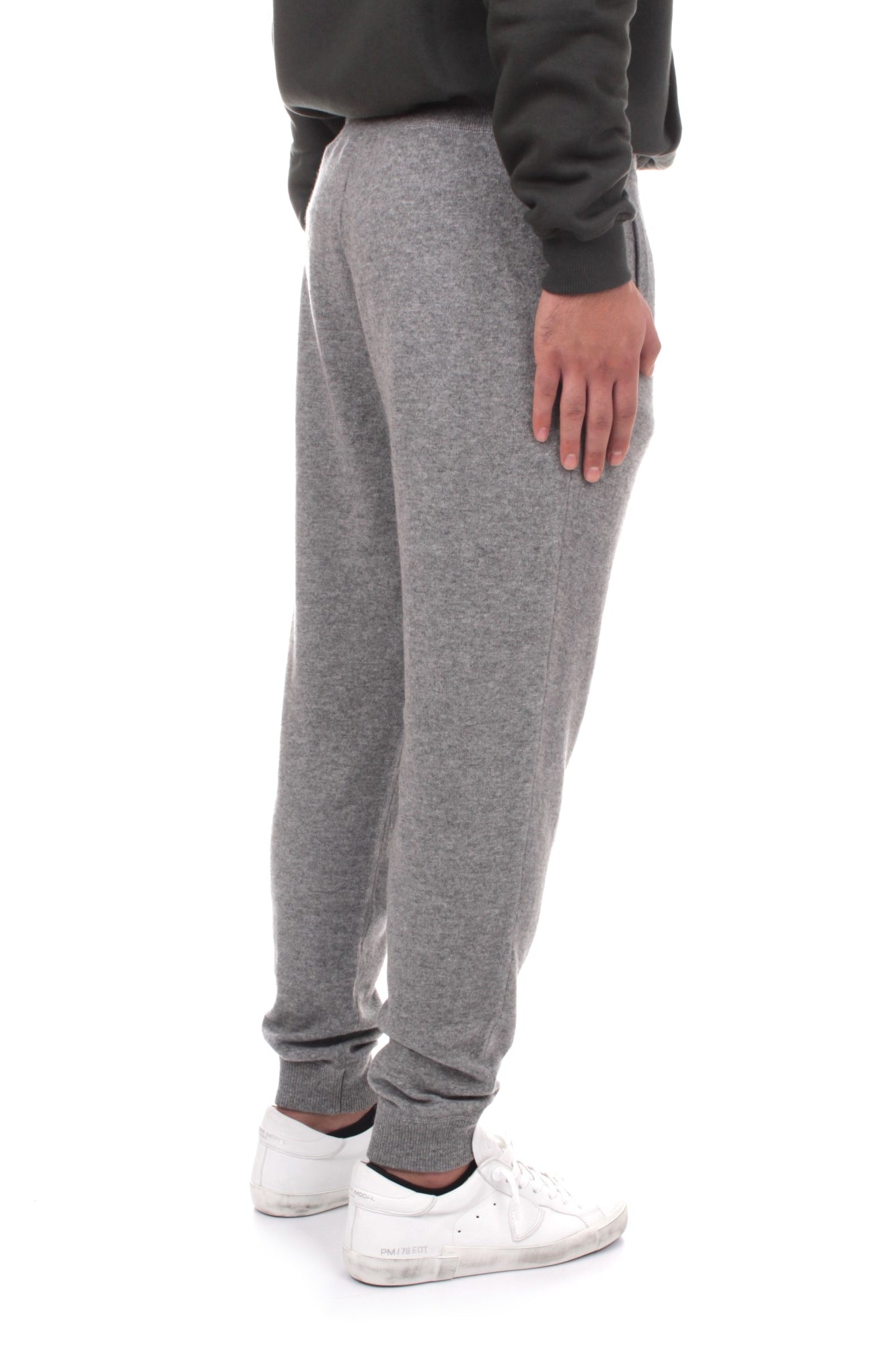 PANTALONI TUTA Grigio Bramani Cashmere