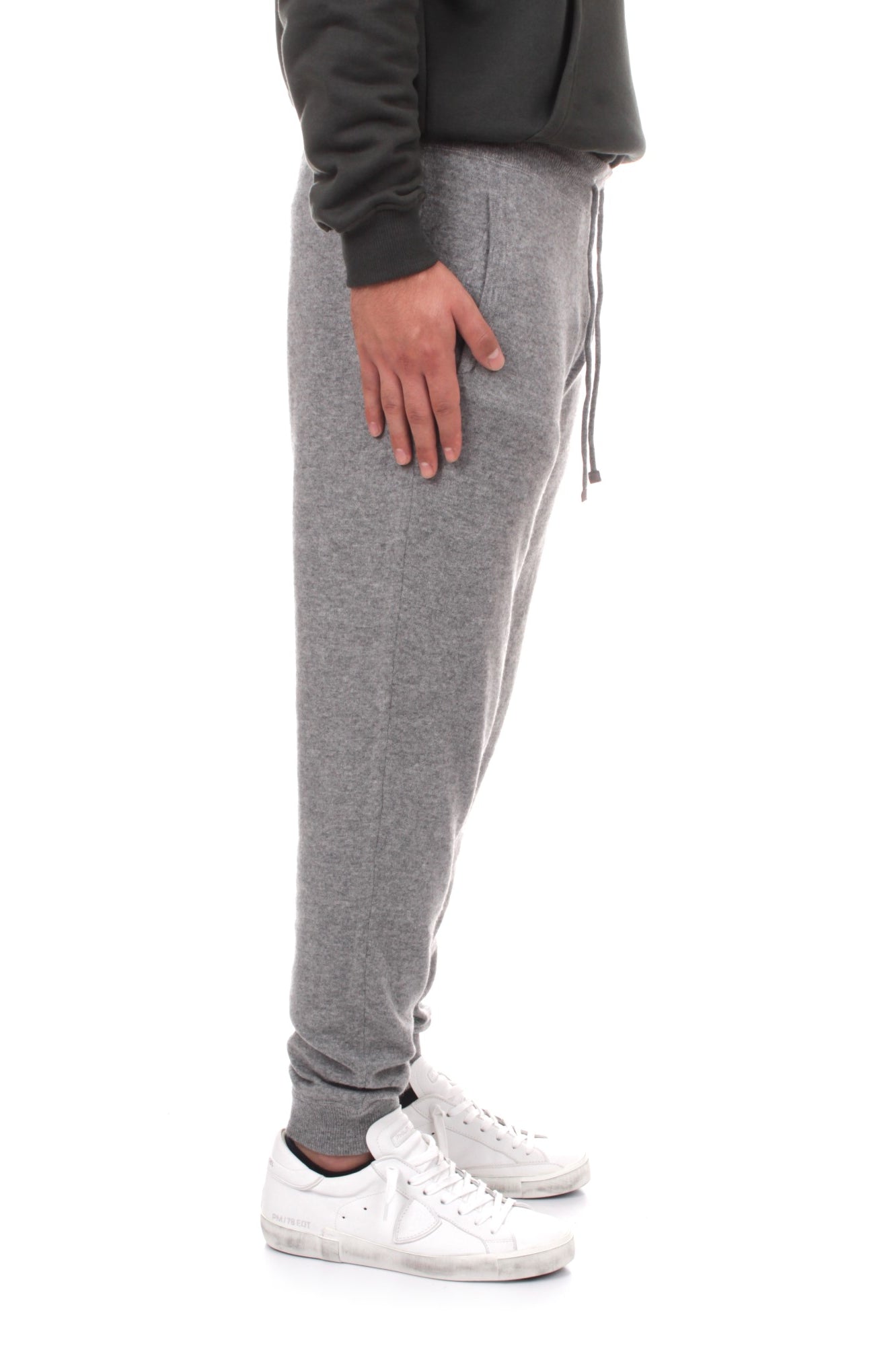 PANTALONI TUTA Grigio Bramani Cashmere