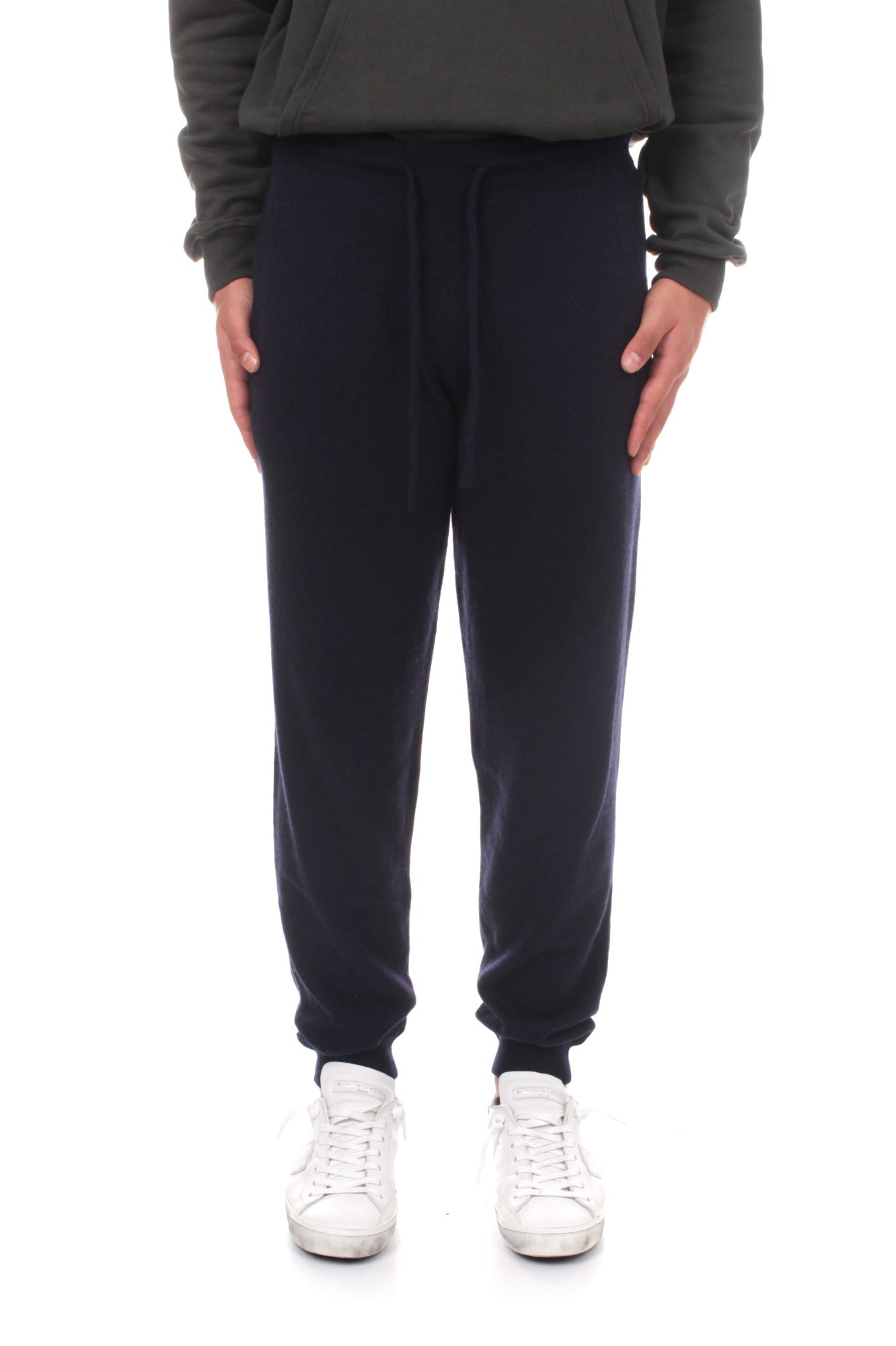 PANTALONI TUTA Blu Bramani Cashmere