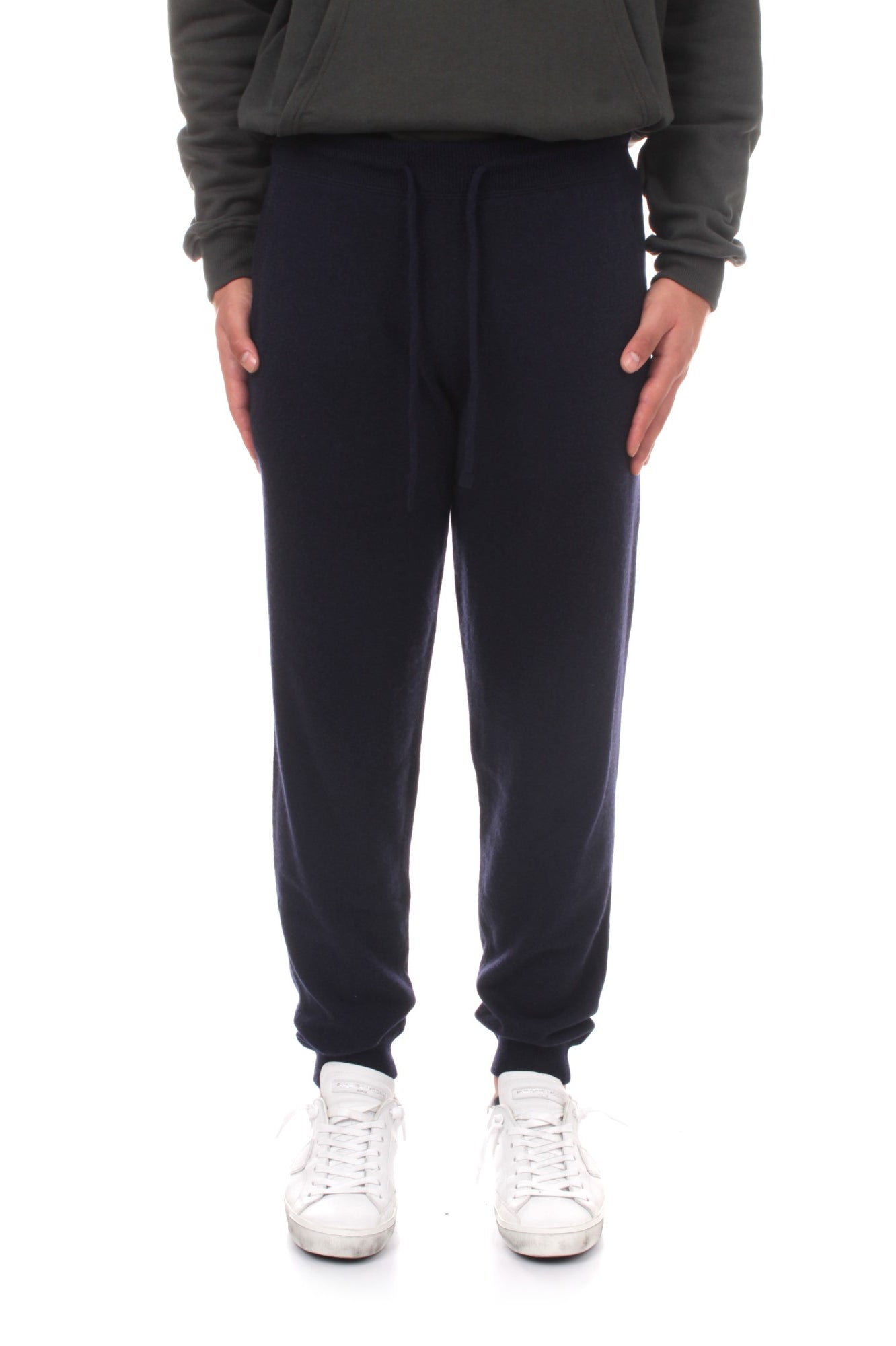 PANTALONI TUTA Blu Bramani Cashmere