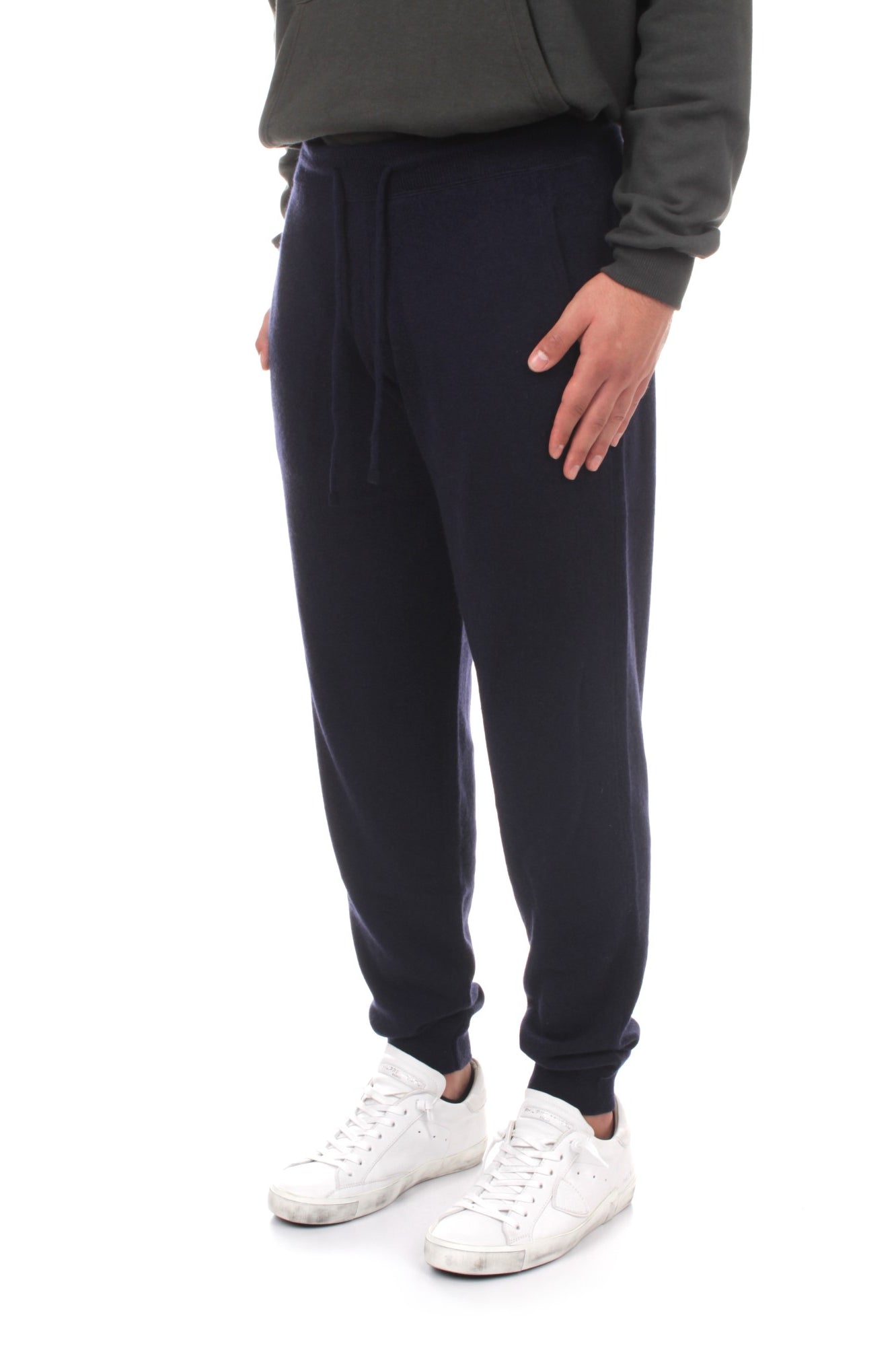 PANTALONI TUTA Blu Bramani Cashmere