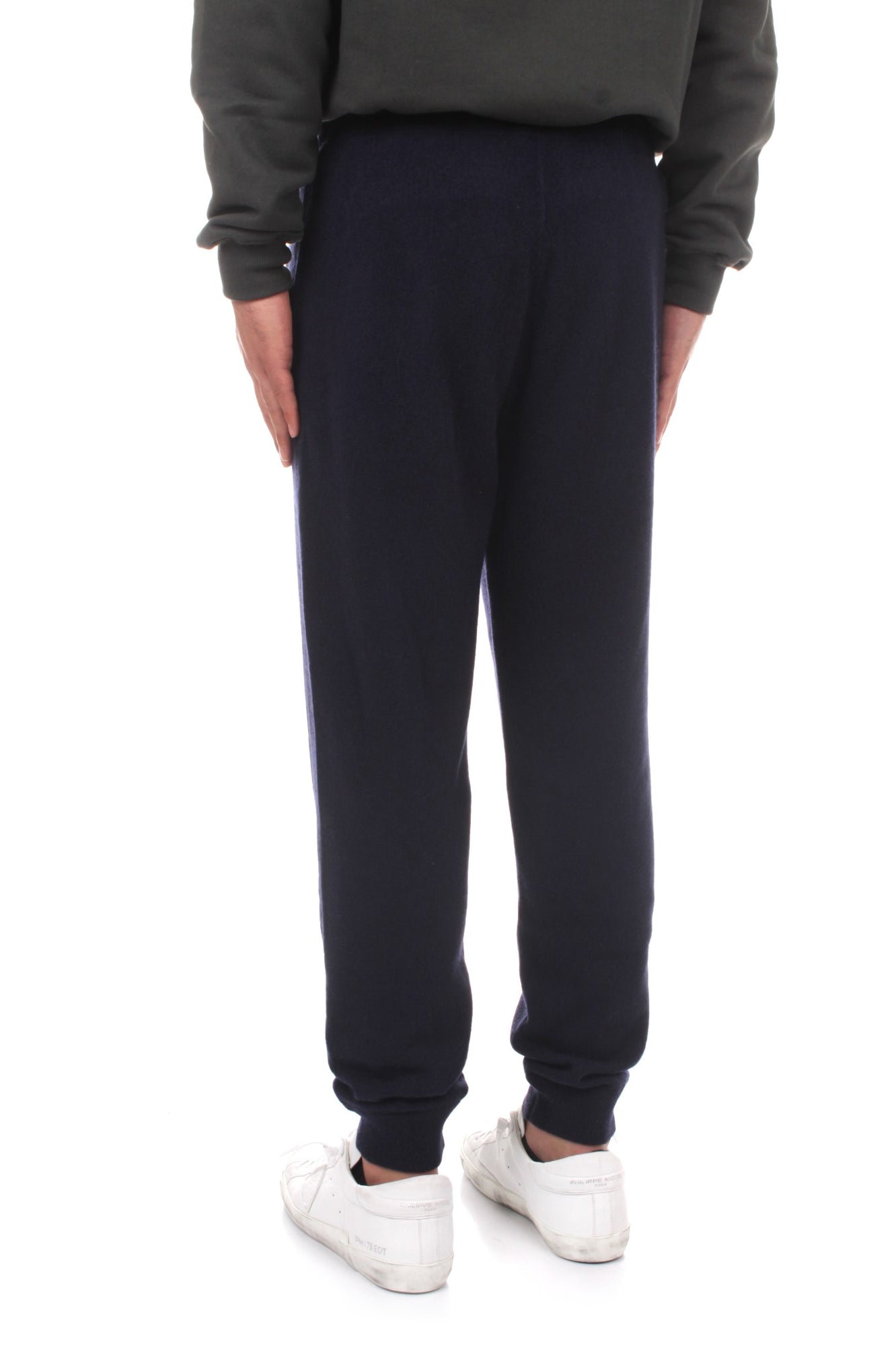PANTALONI TUTA Blu Bramani Cashmere