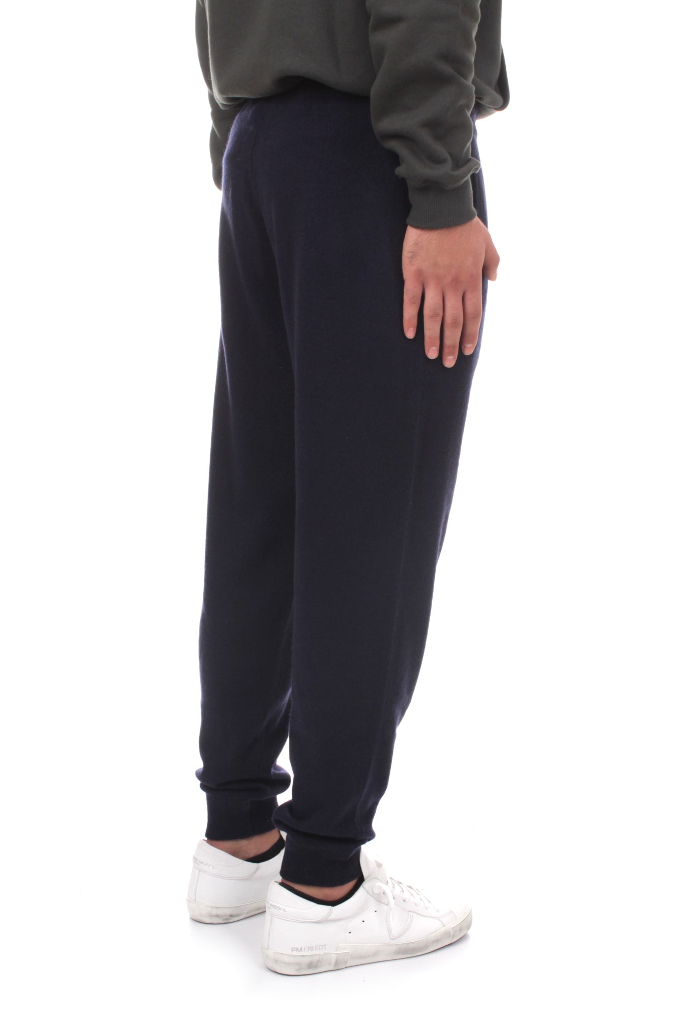 PANTALONI TUTA Blu Bramani Cashmere