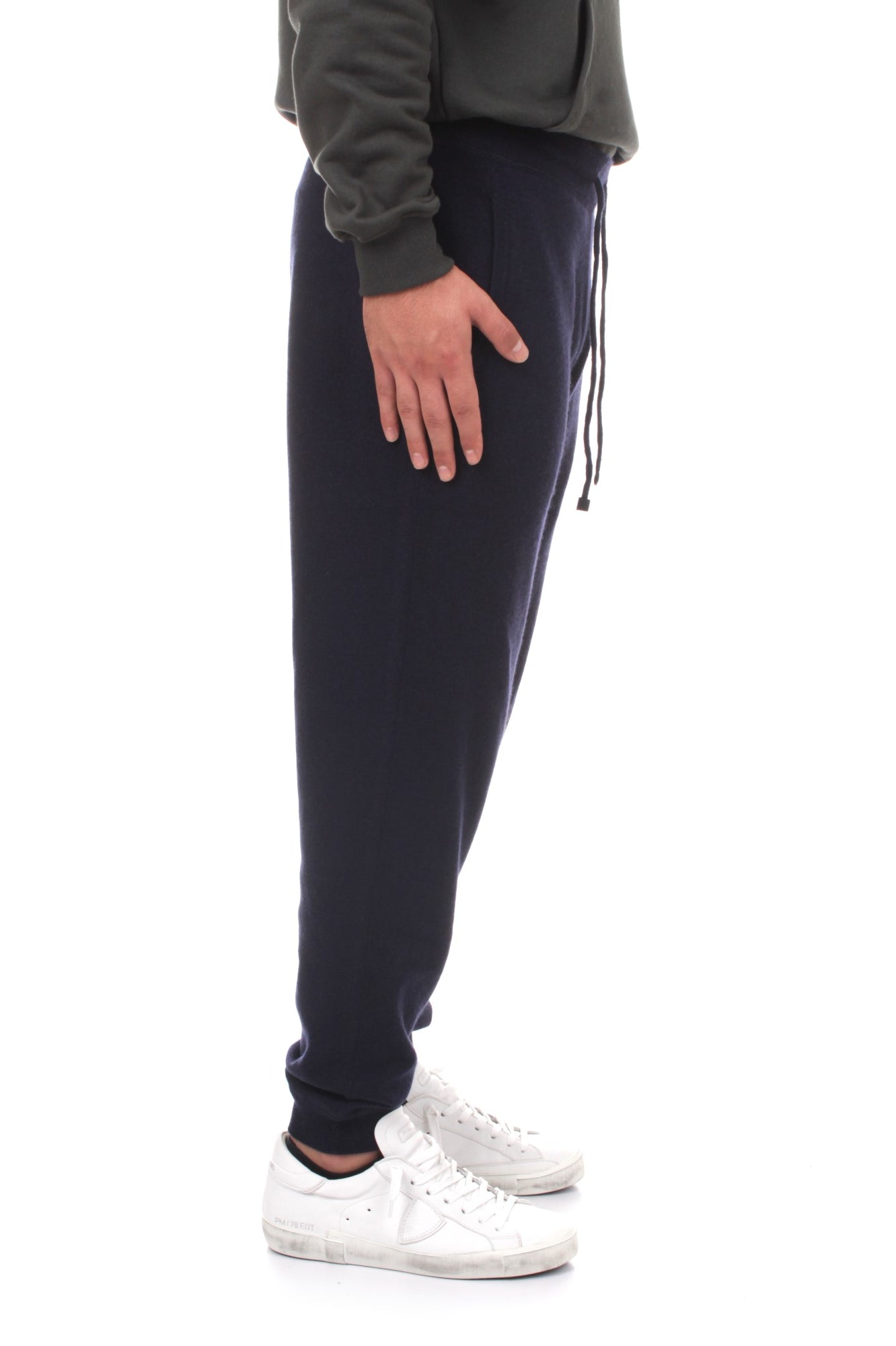 PANTALONI TUTA Blu Bramani Cashmere