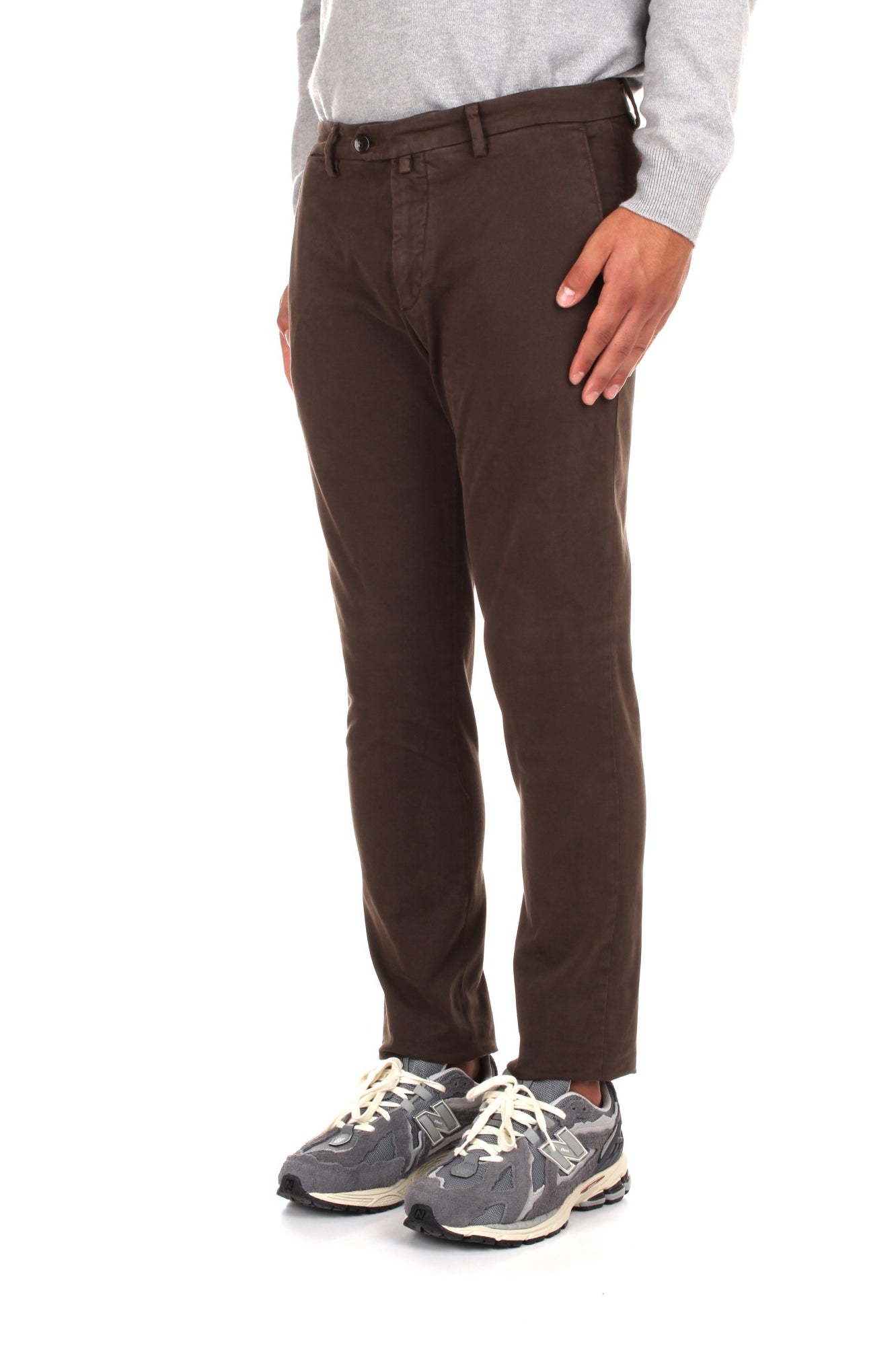 PANTALONI Marrone Briglia