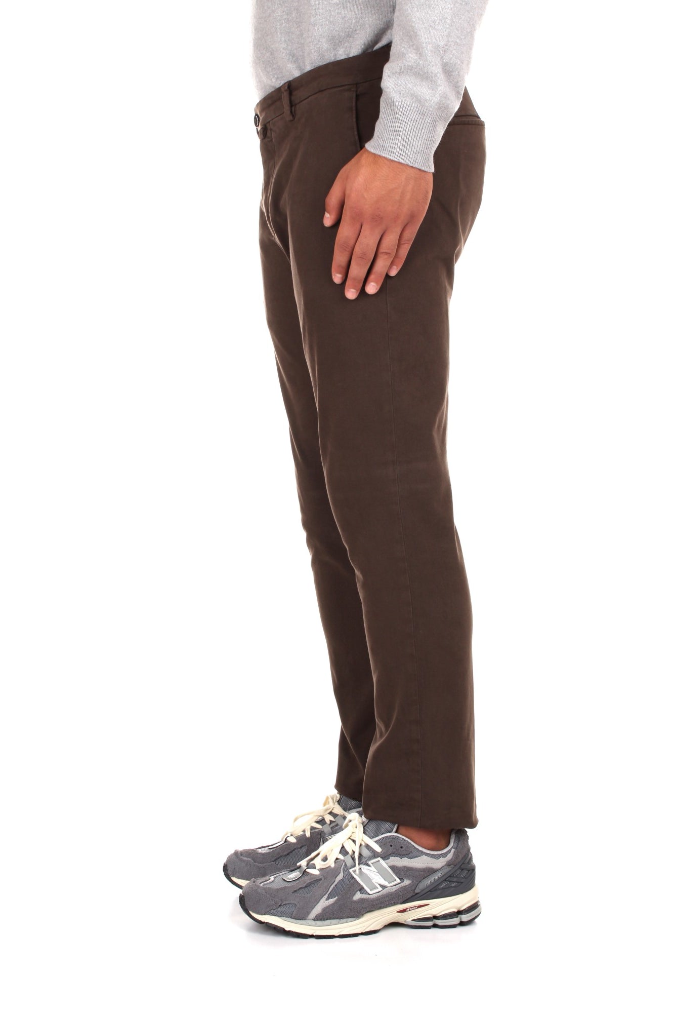 PANTALONI Marrone Briglia