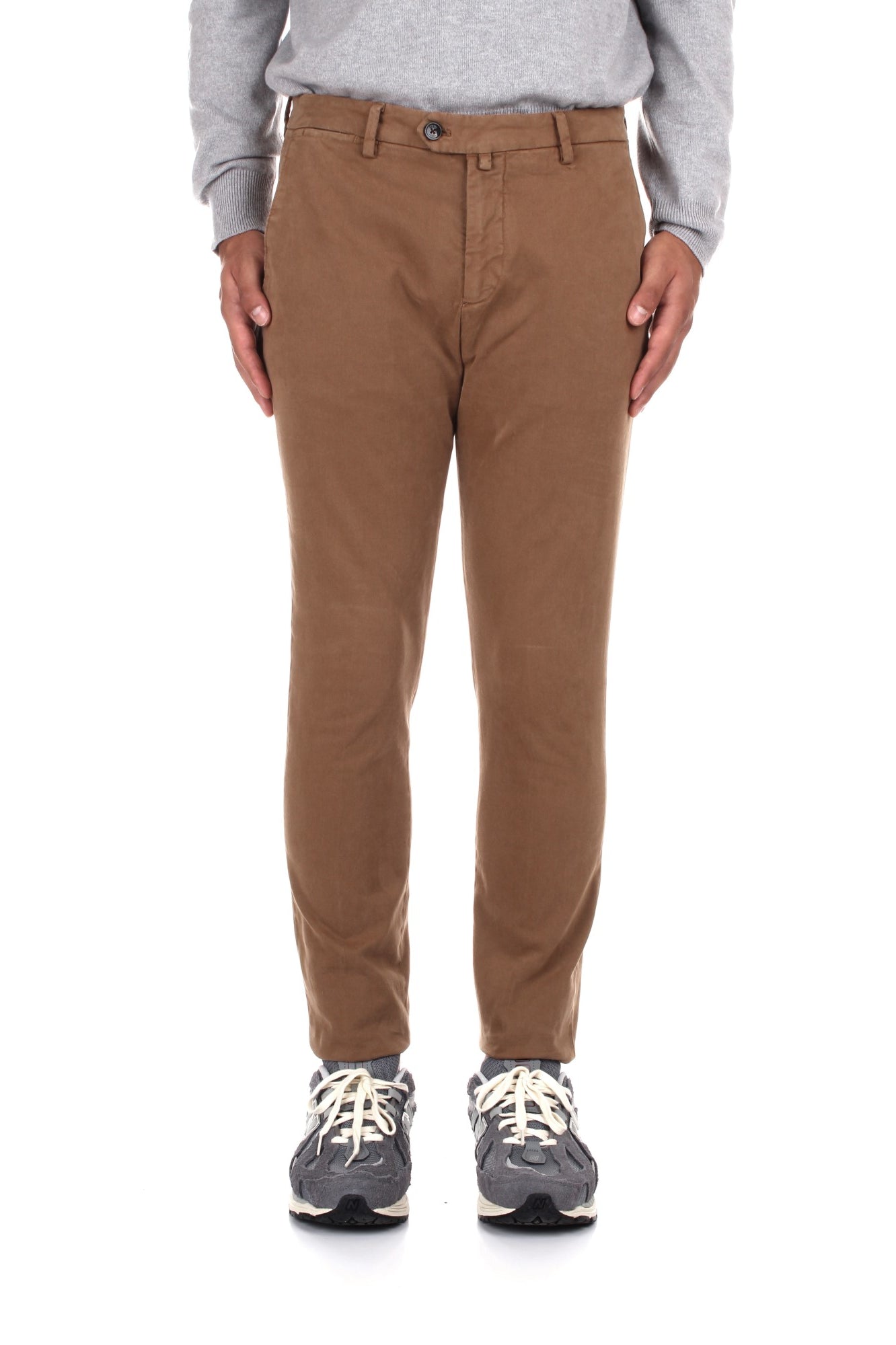 PANTALONI Marrone Briglia