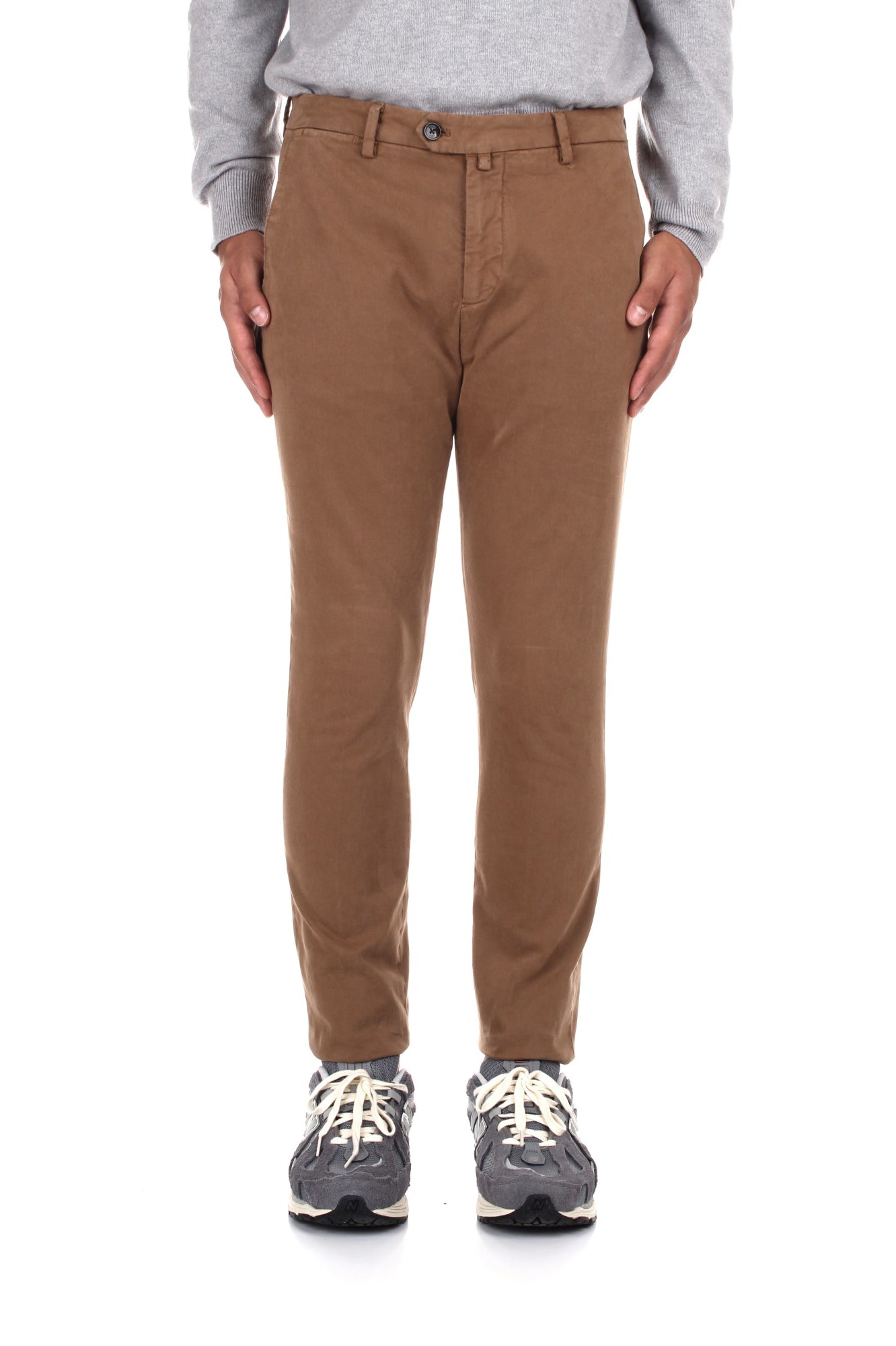 PANTALONI Marrone Briglia