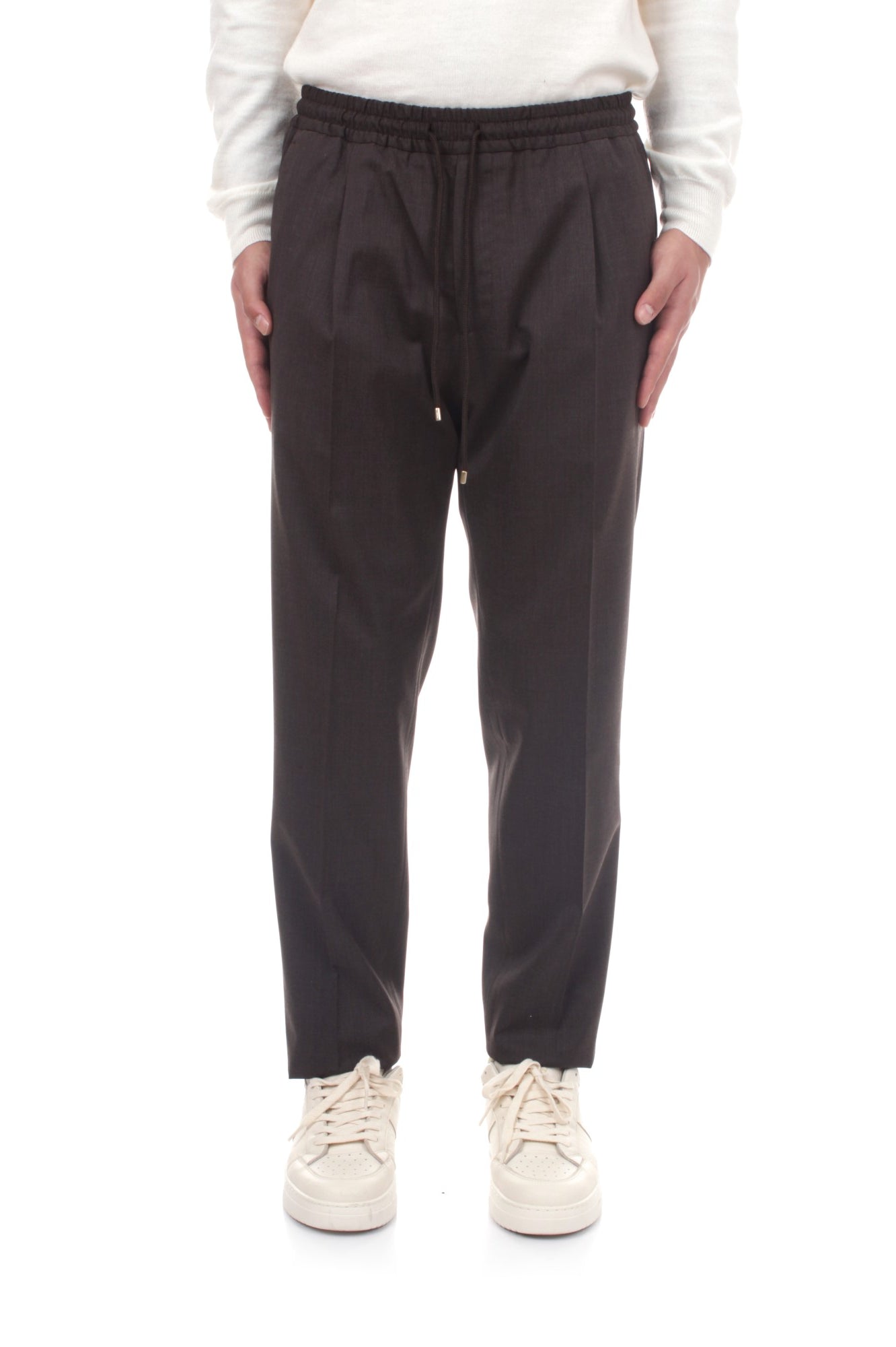 PANTALONI Marrone Briglia