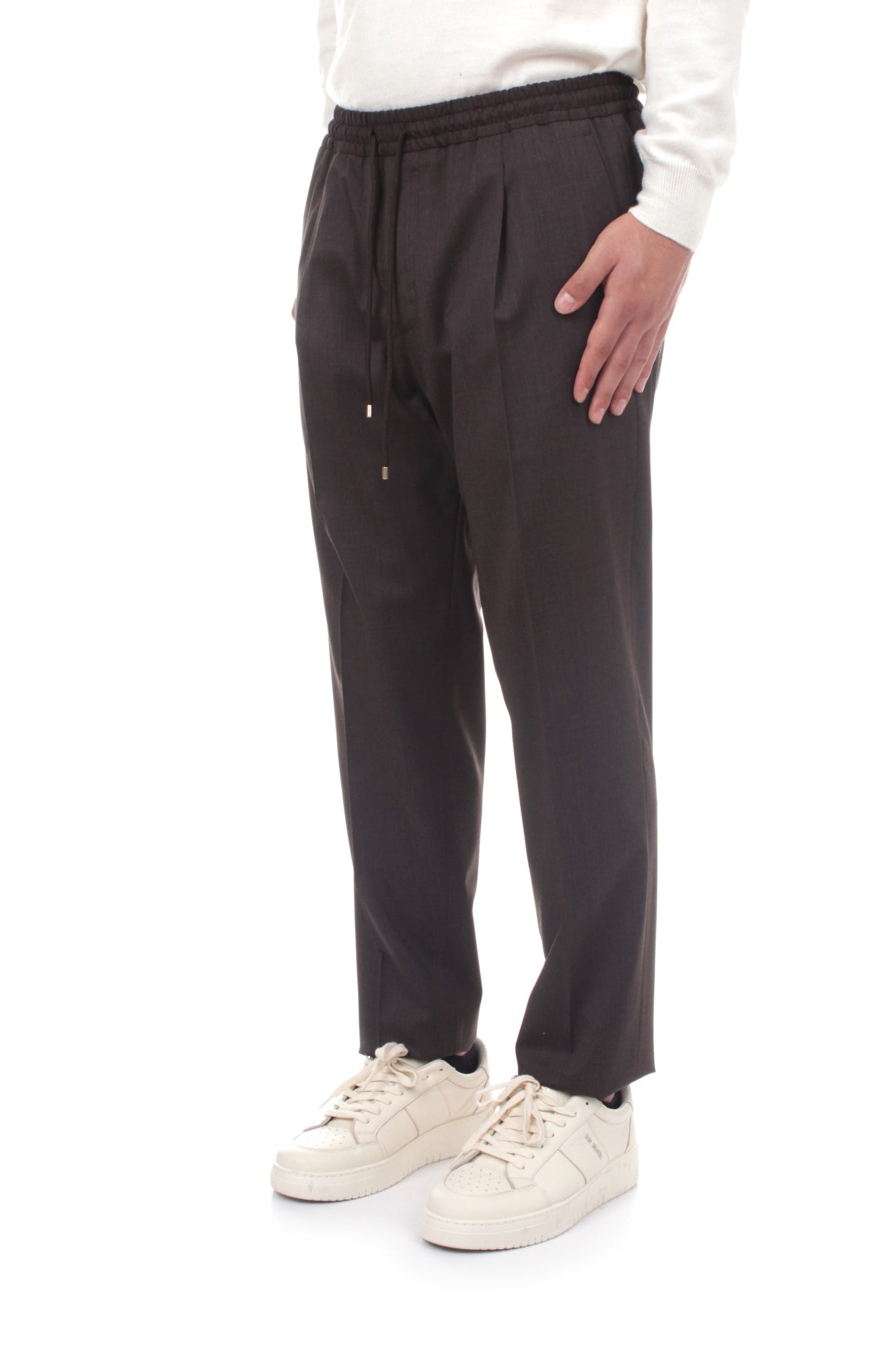 PANTALONI Marrone Briglia